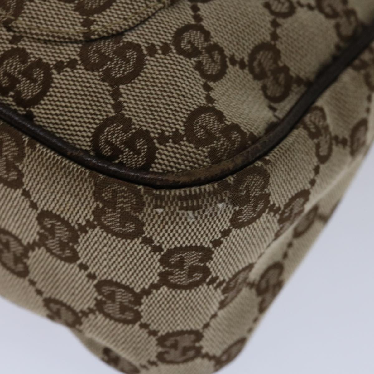 Gucci Gg Canvas Brown Canvas Shoulder Bag