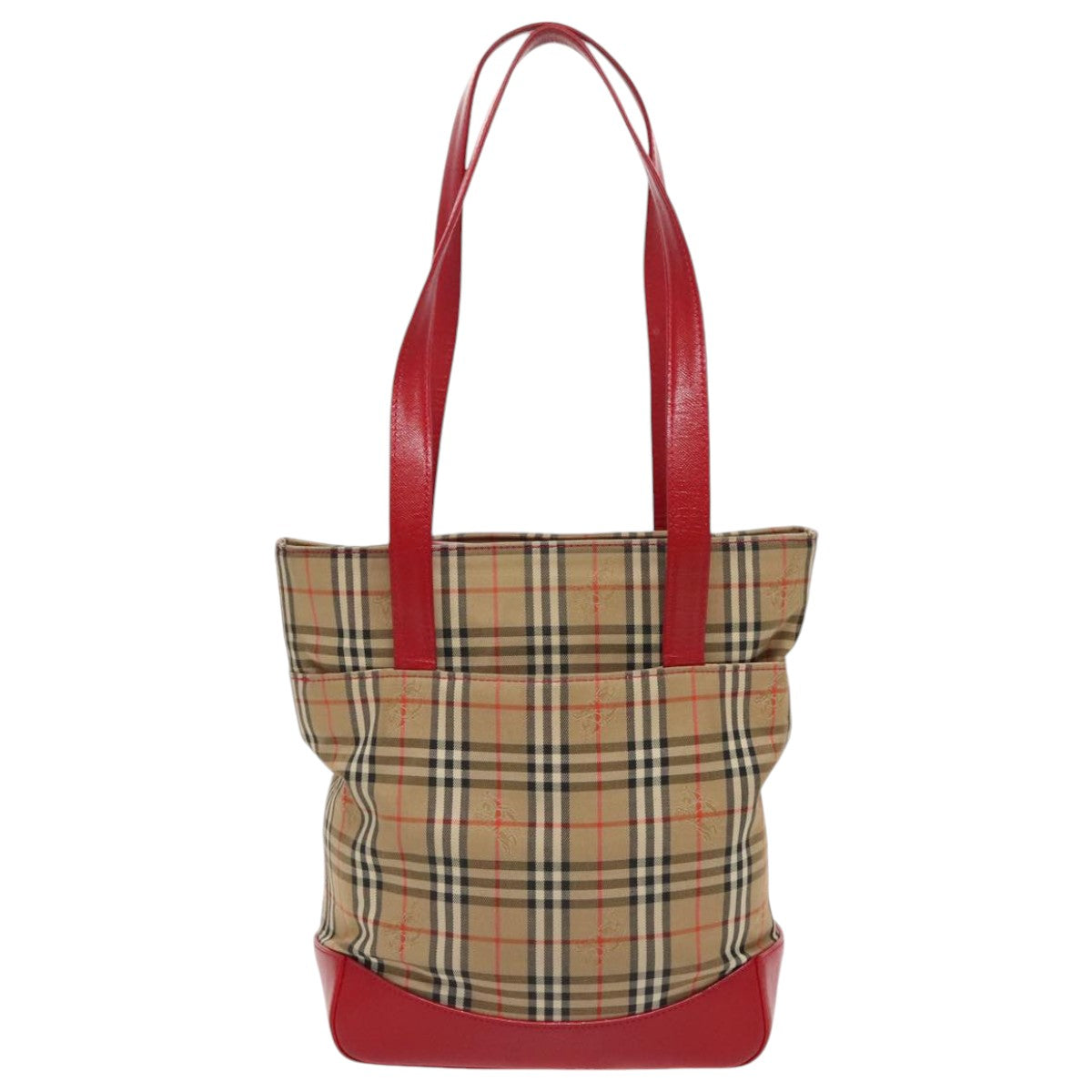 Burberry Nova Check Shoulder Bag Canvas Beige Shoulder Bag 94