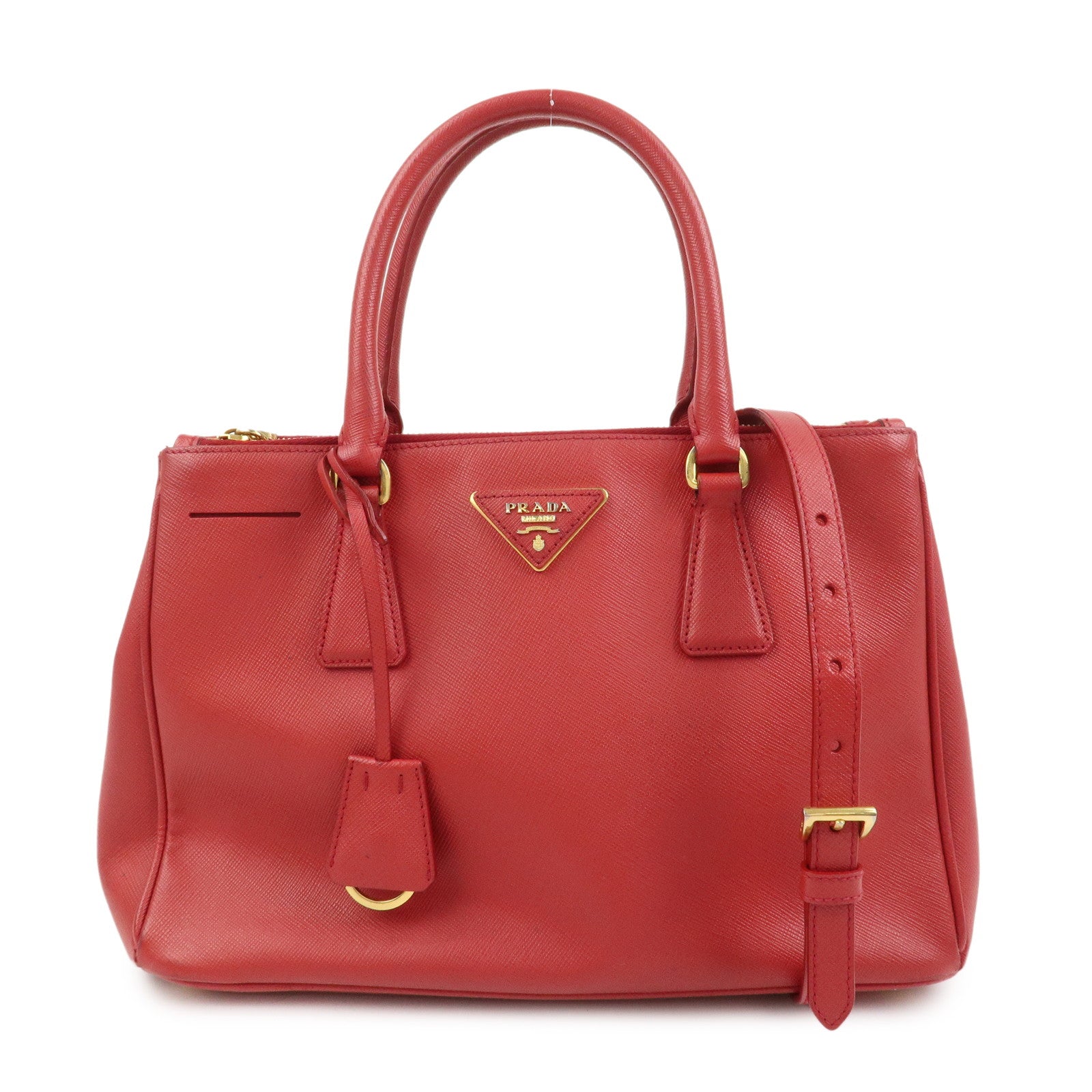Shoulder Bag Galleria 2Way Hand Bag Leather Saffiano