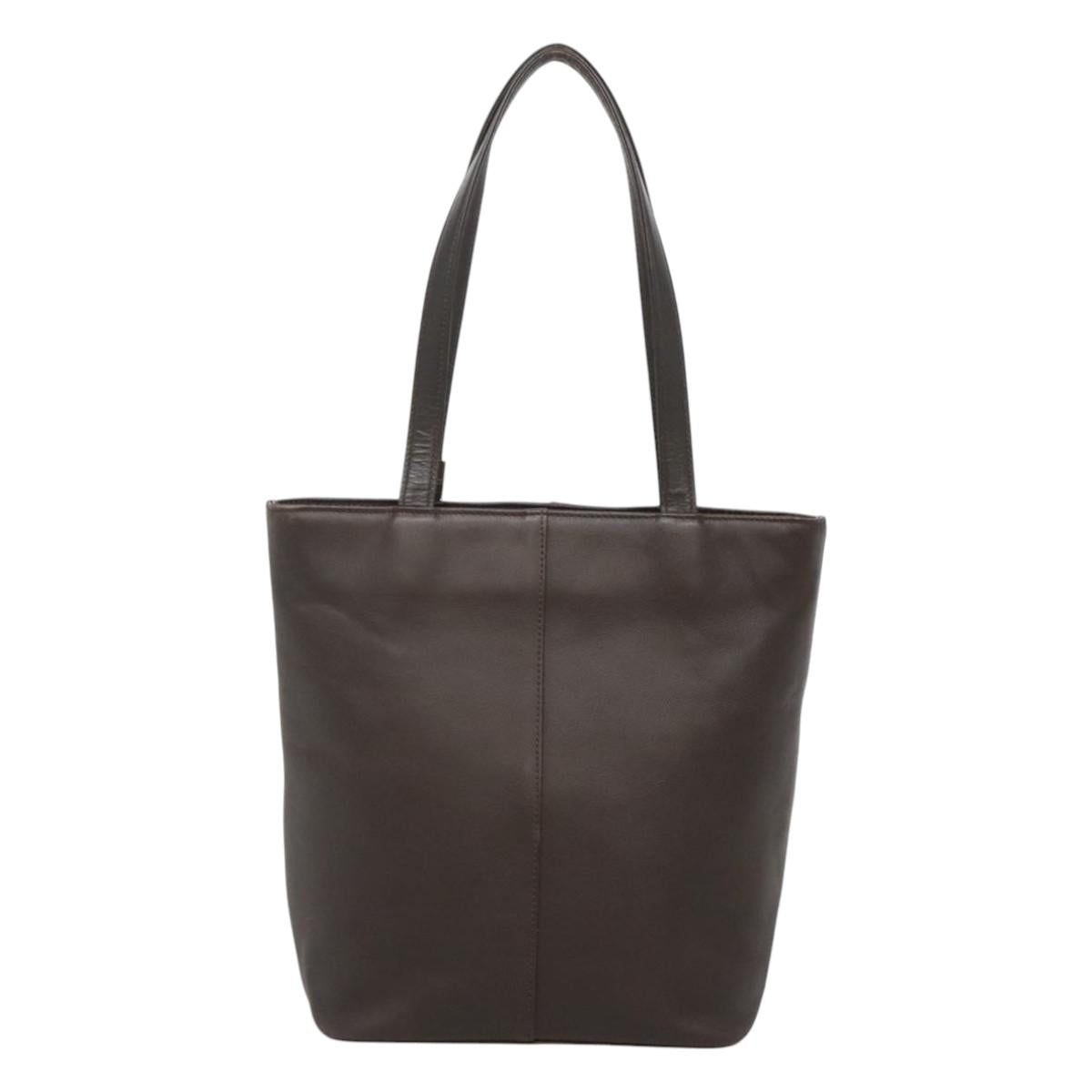 Burberry Tote Bag Leather Brown