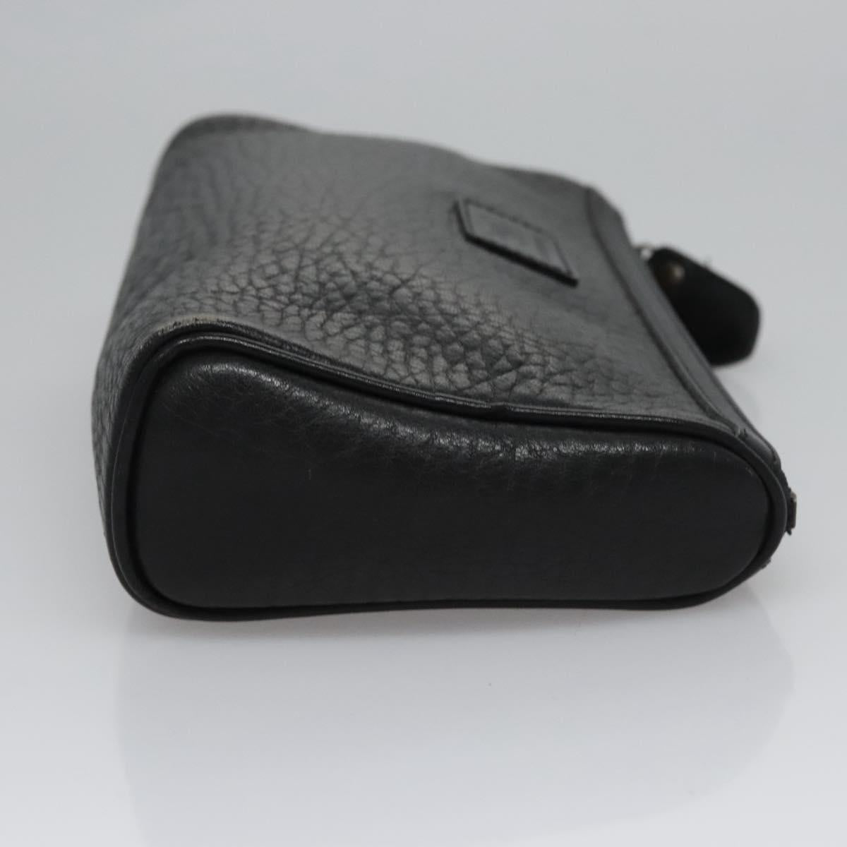 Burberry Clutch Bag Leather Black Clutch Bag 8