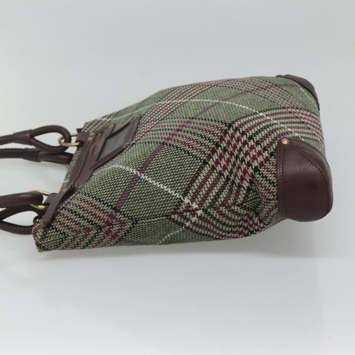 Burberry Wool Tote Bag Green