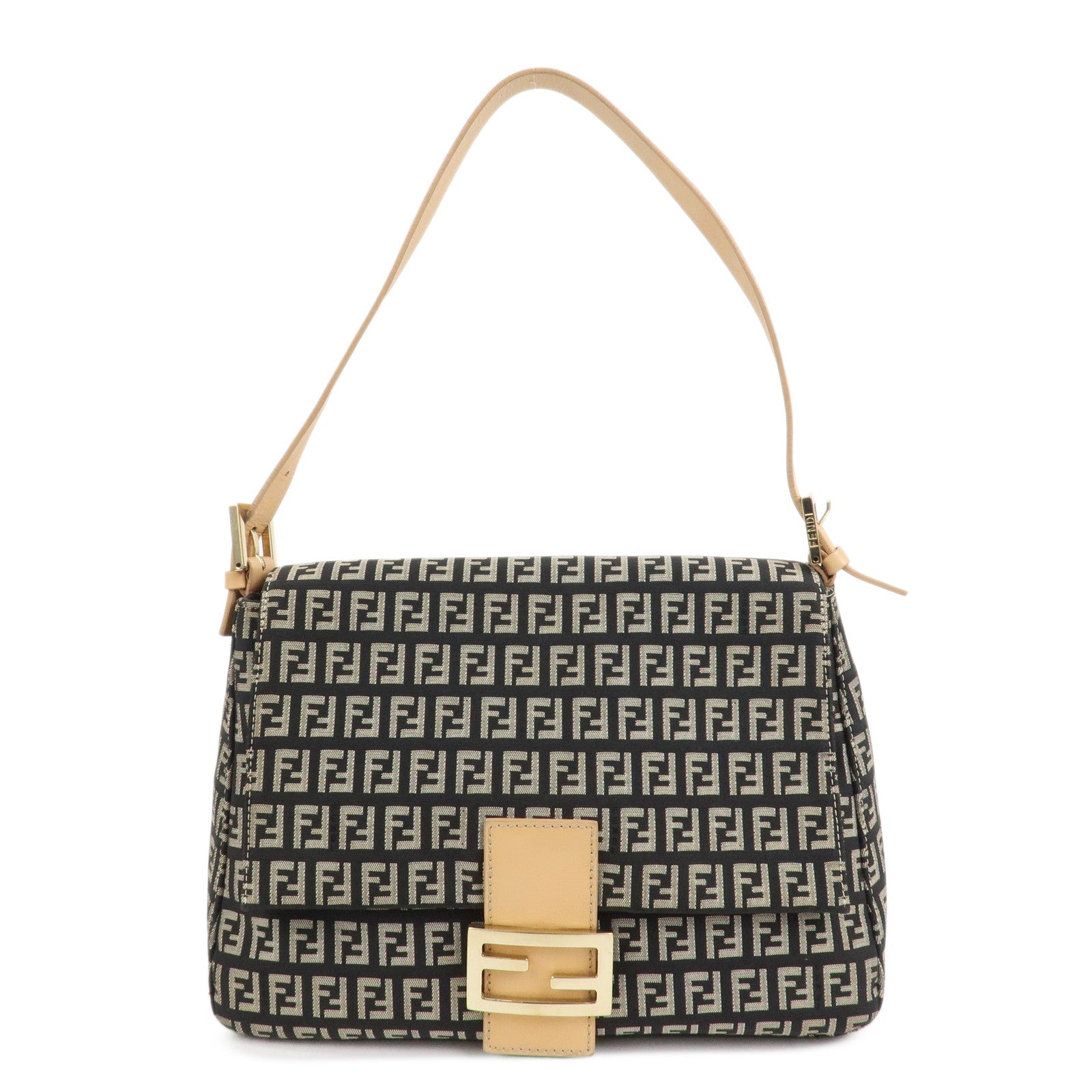 Shoulder Bag Mamma Baguette Leather Canvas