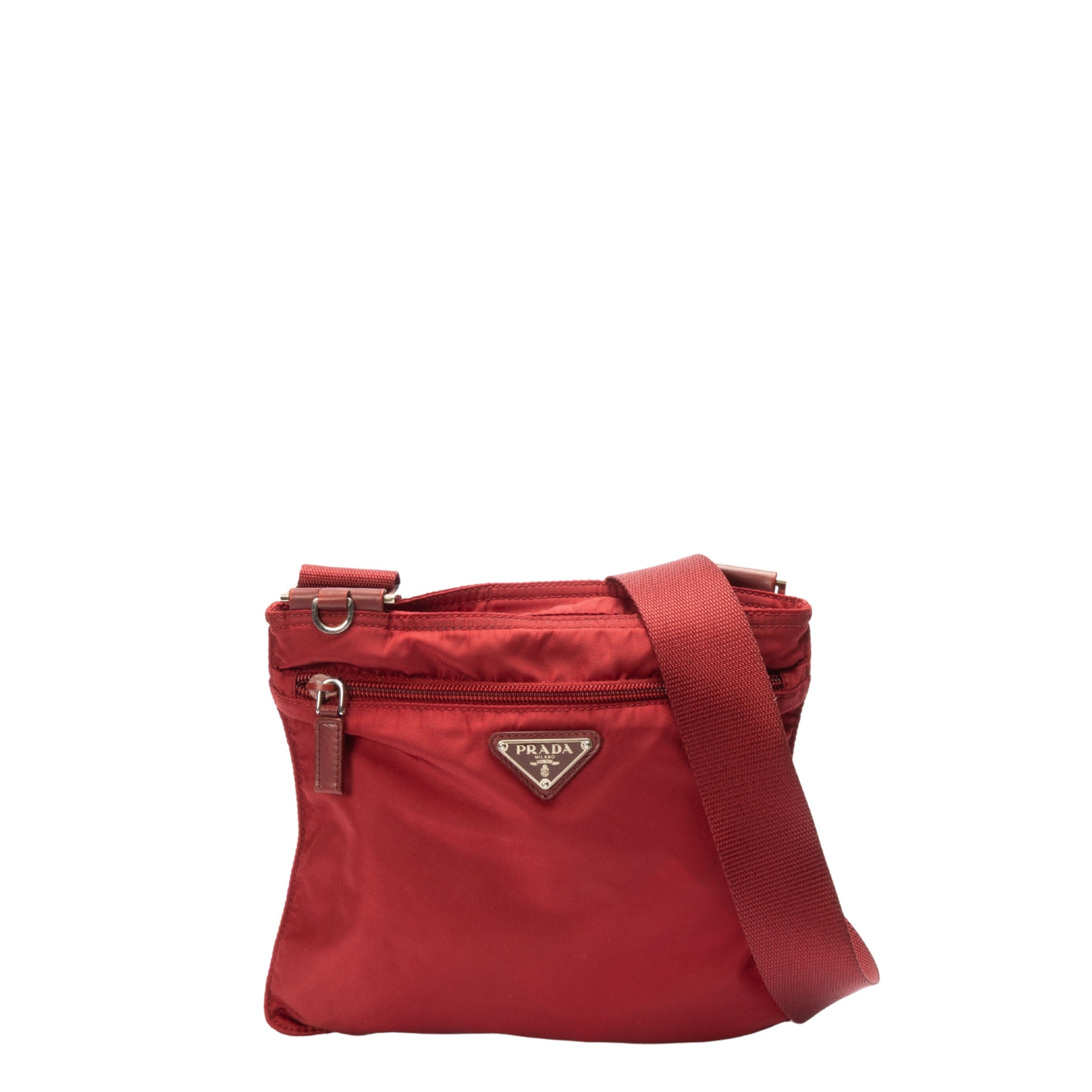 Prada Re Crossbody Bag Nylon Red
