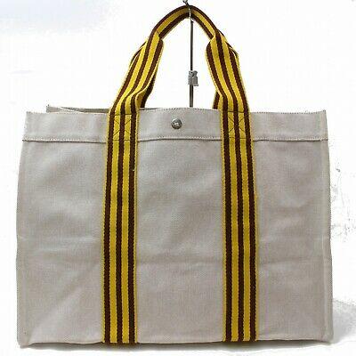 Hermes Luxury Tote Bag Borabora Gm Canvas Beige