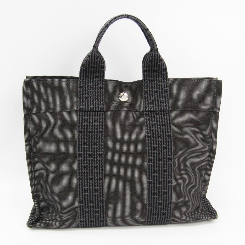 Hermes Luxury Gray Herline Pm Tote ( ) Canvas Tote Bag