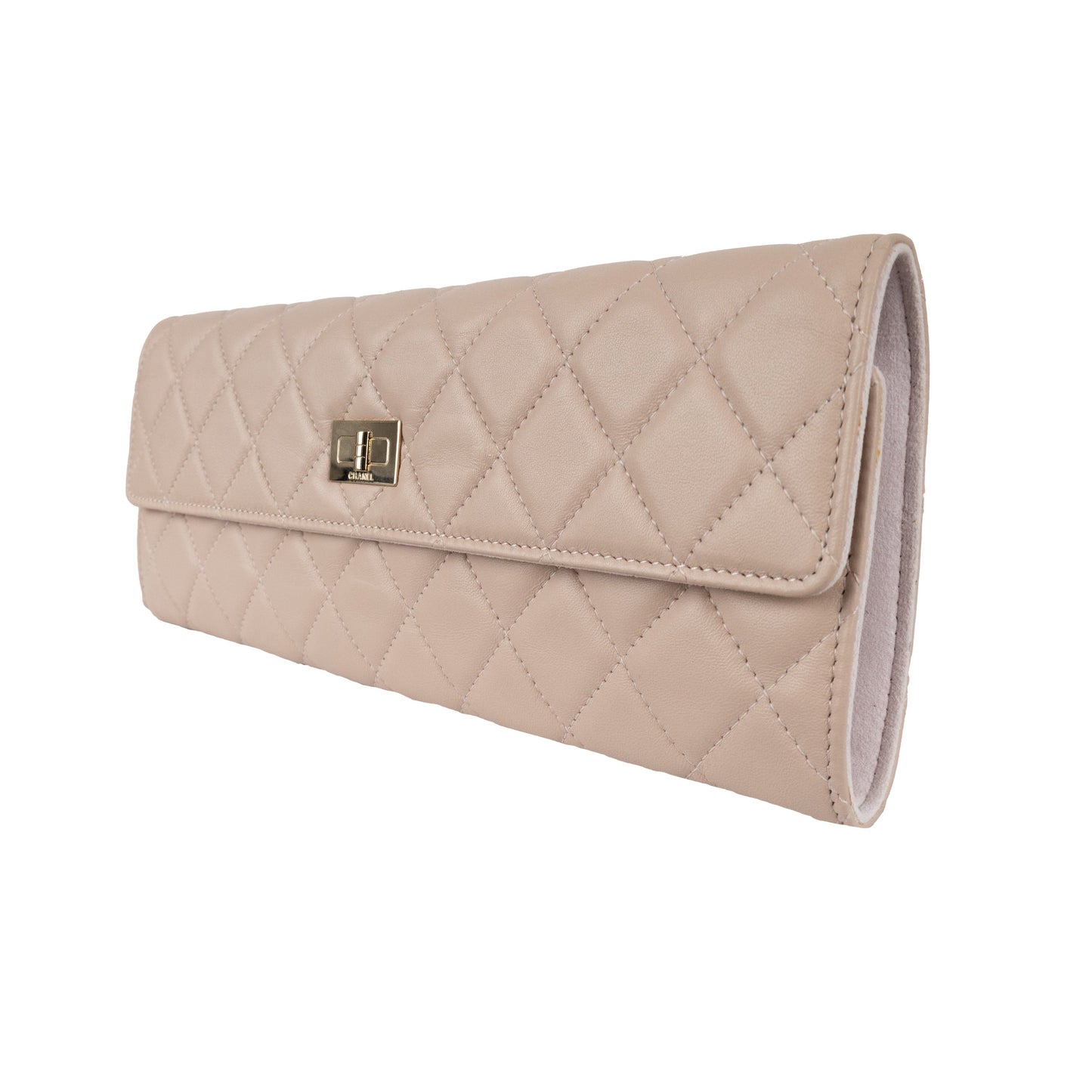 Chanel Chanel Quilted Leather Jewelry Pouch