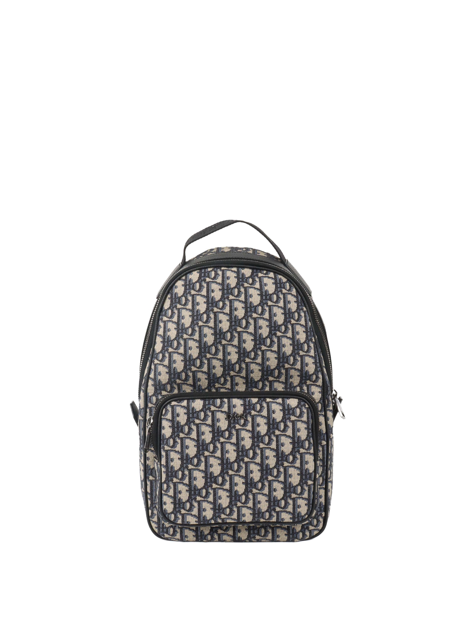 Dior Crossbody Bag Oblique Crossbody Sling Bag Canvas Blue