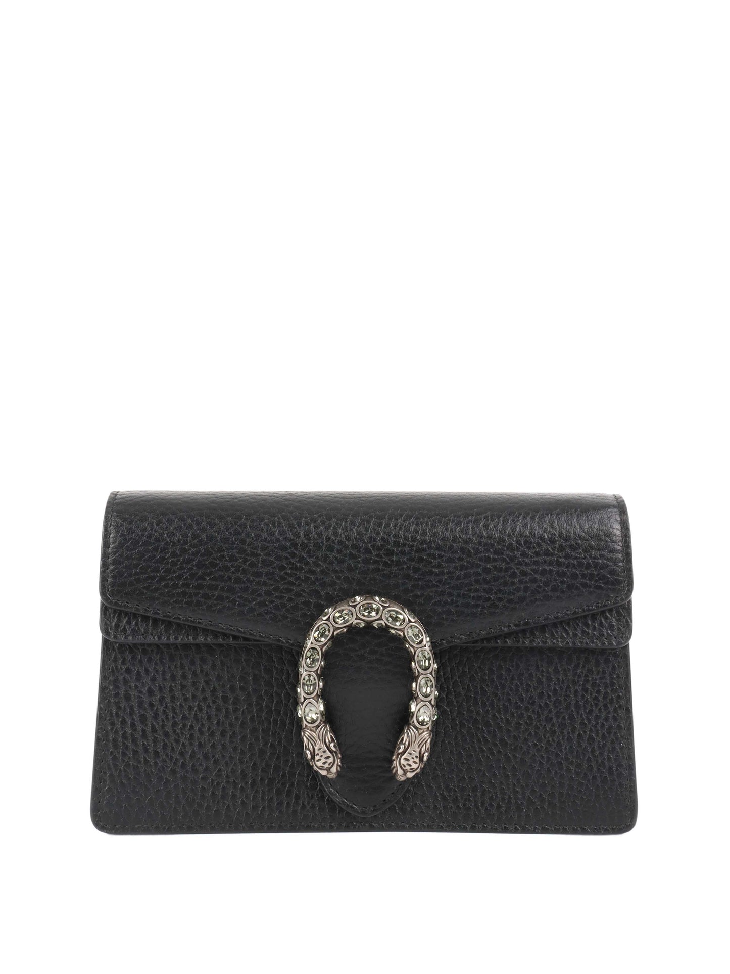 Gucci Black Super Mini Dionysus Bag.