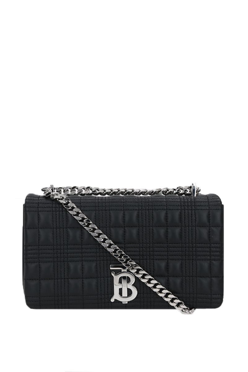 Burberry Luxury Lola Bag Lambskin Quilted Small Travel Bag