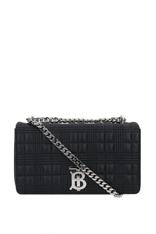 Burberry Luxury Lola Bag Lambskin Quilted Small Travel Bag