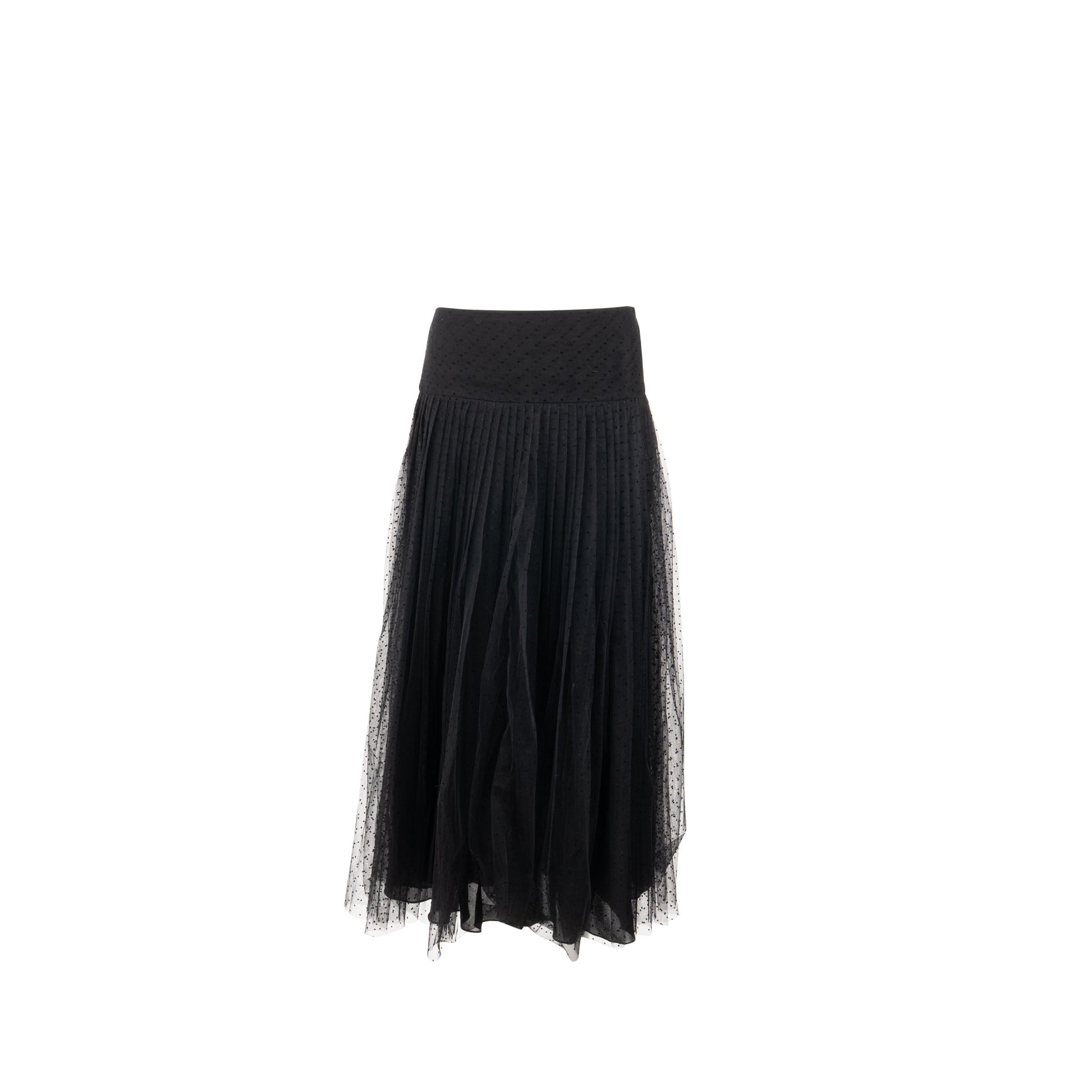 Dior Size Pleated Skirt Polyamide Handbag Black Travel Bag