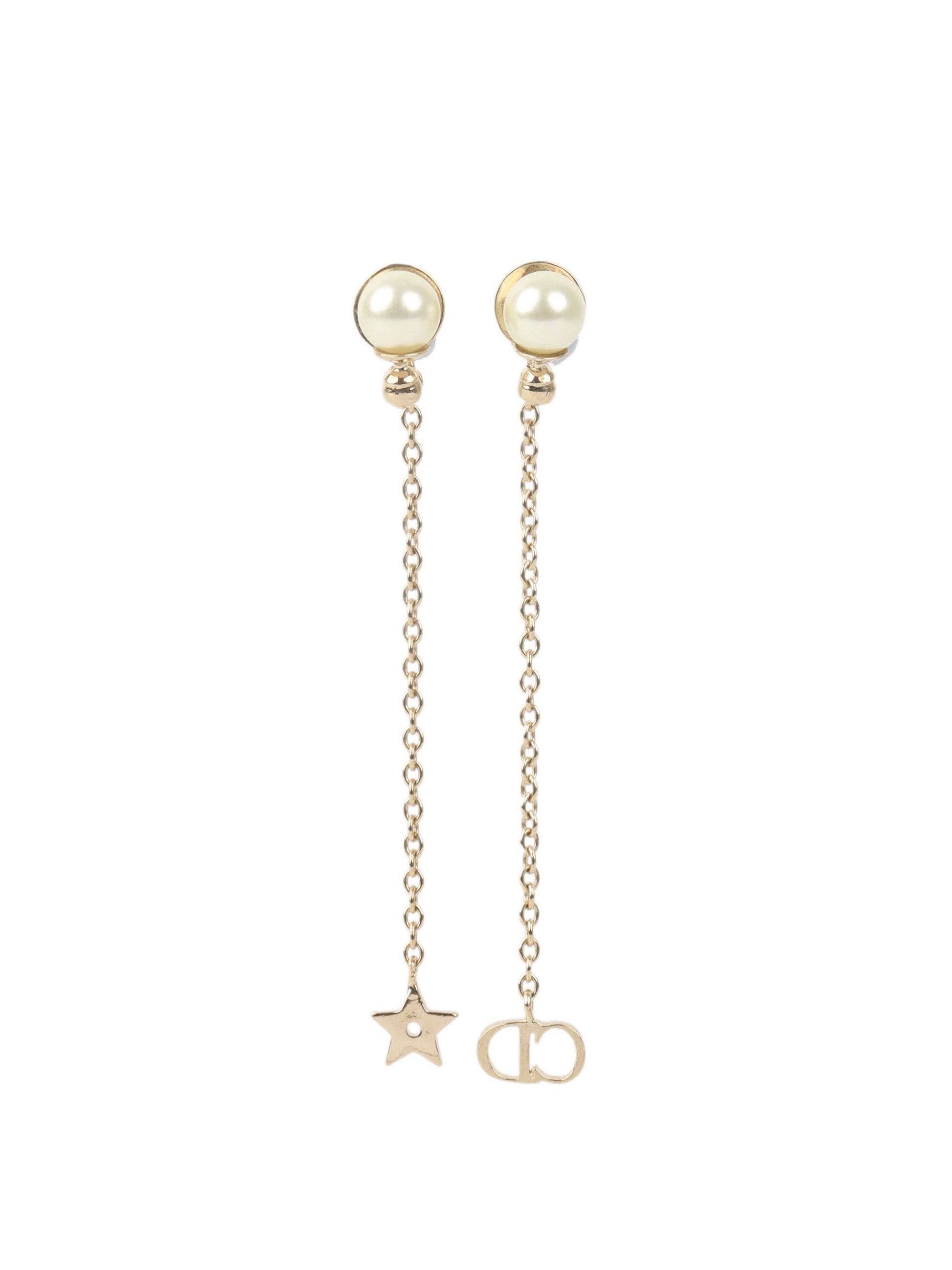 Dior Handbag Light Dangle Earrings Gold Jewelry