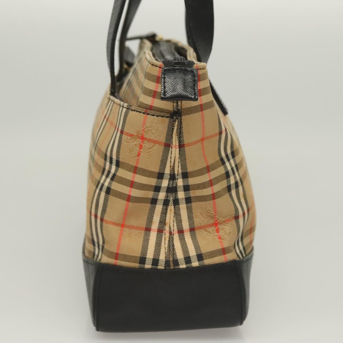 Burberry Nova Check Tote Bag Canvas Beige Tote Bag 90