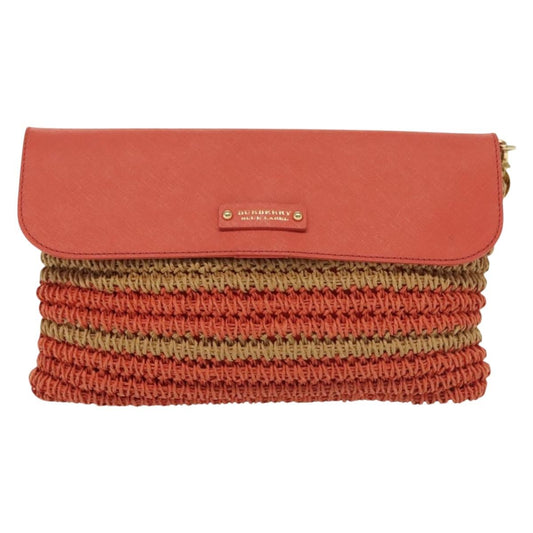 Burberry Wood Shoulder Bag Orange