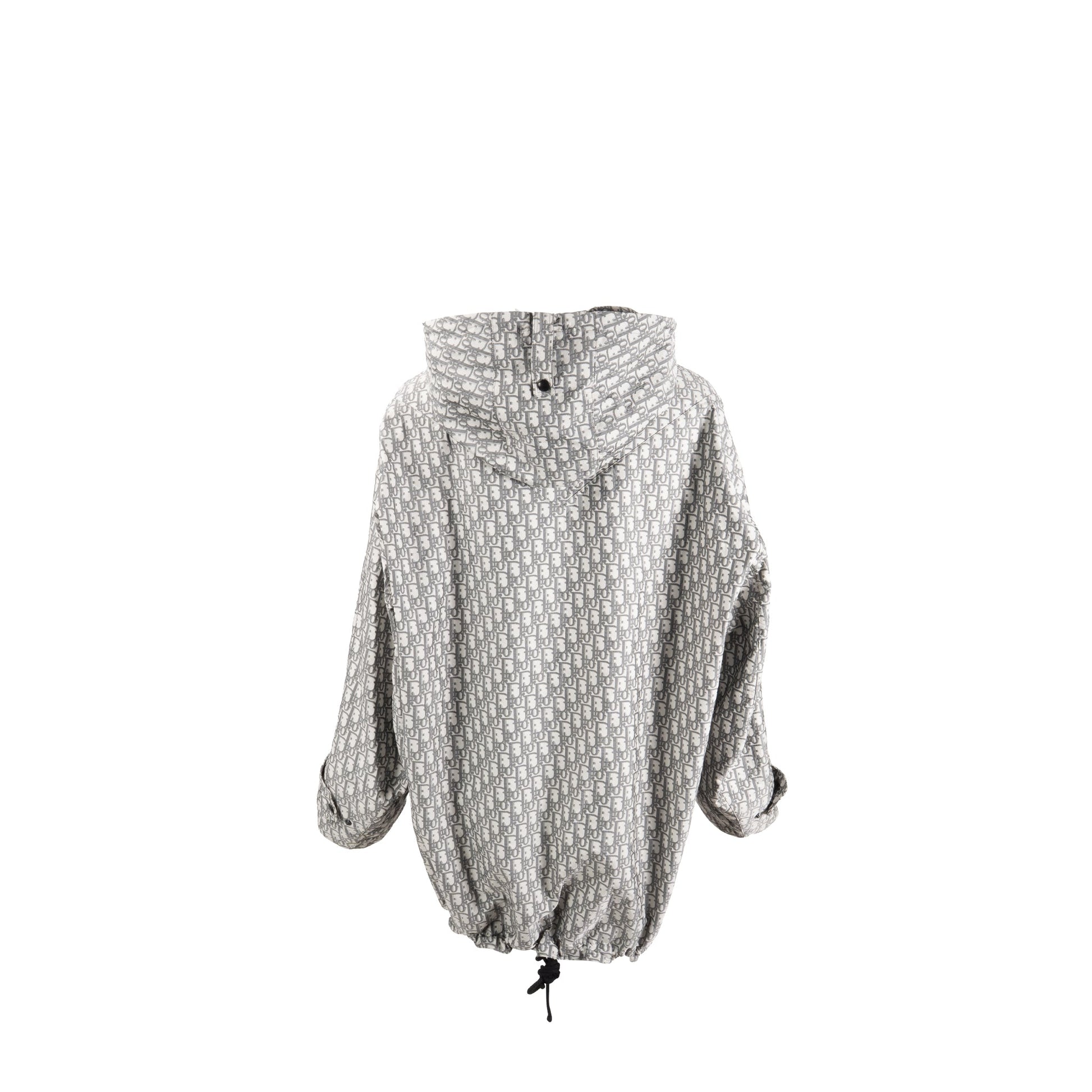 Dior Size Hooded Anorak Oblique Jacquard Technical Taffeta Travel Bag
