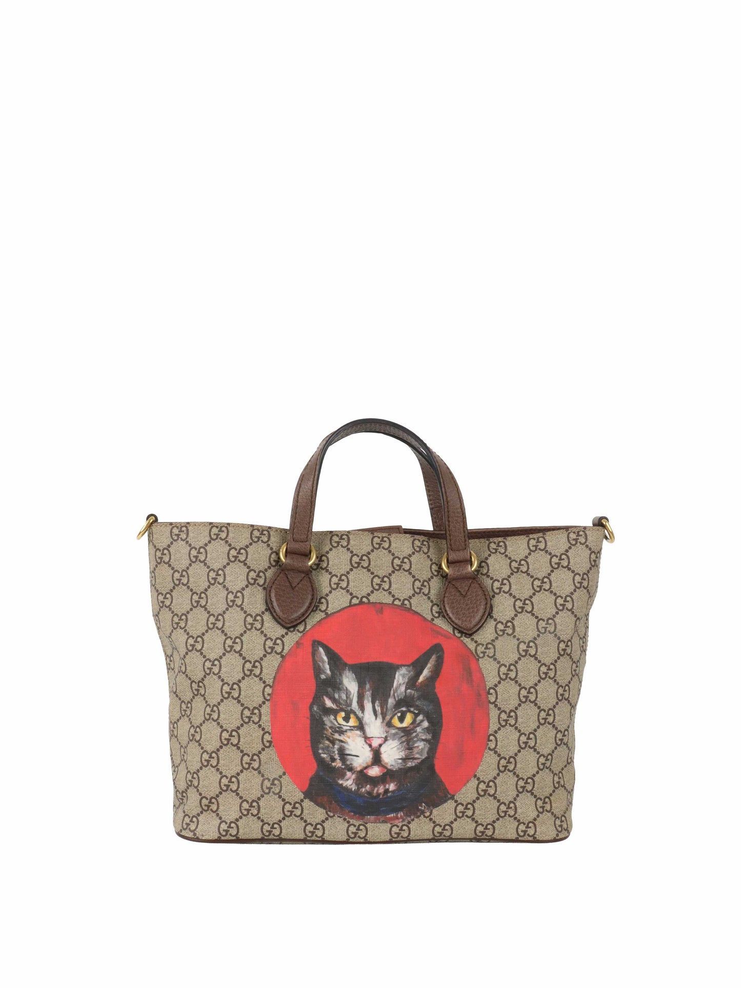 Gucci Small Supreme Mystic Cat Tote.