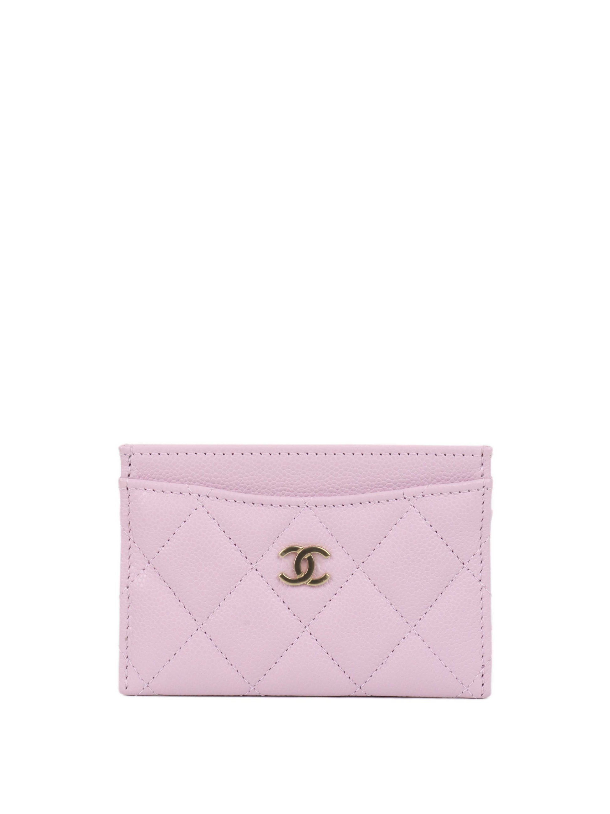 Chanel Lilac Card Holder.