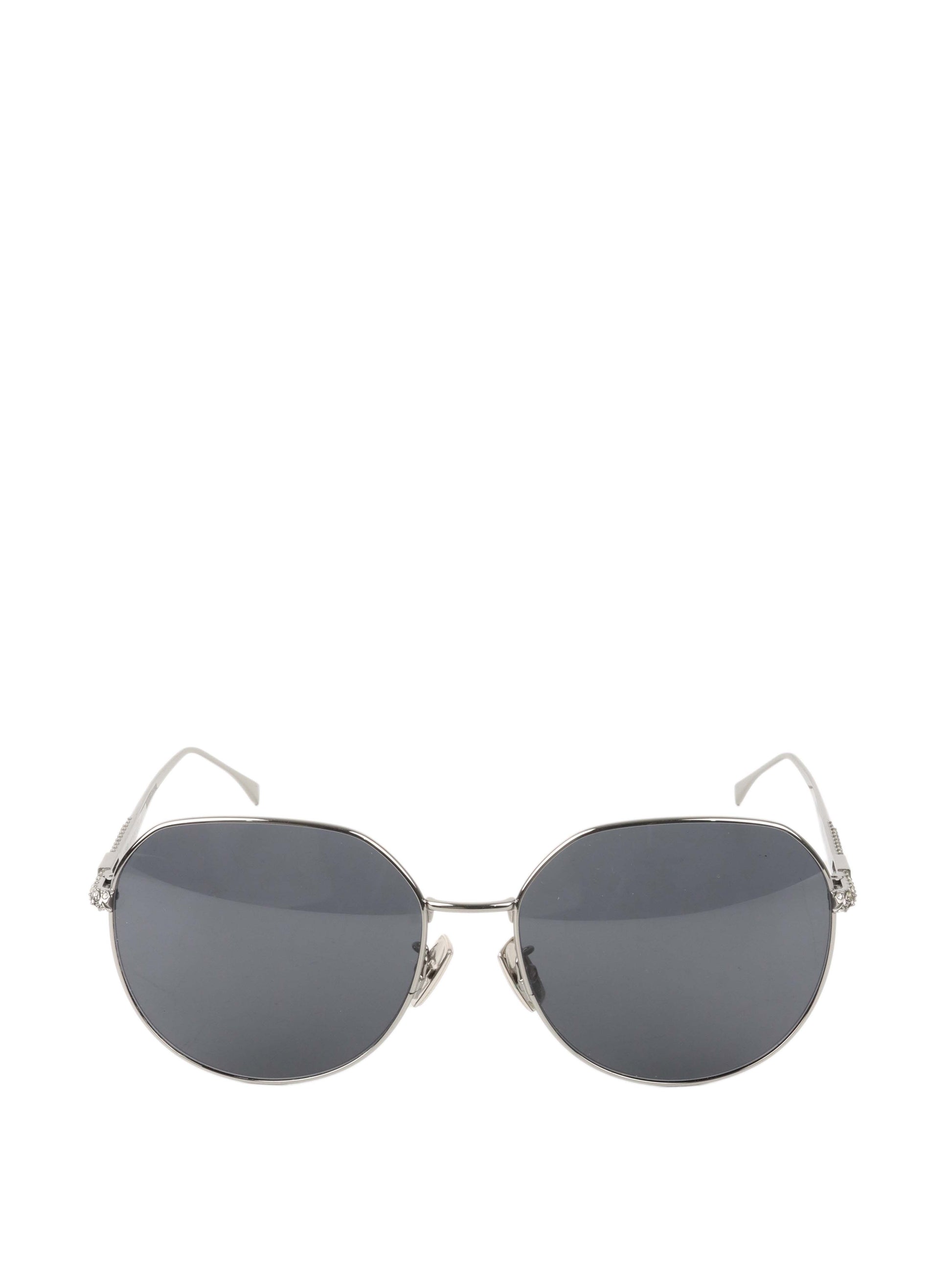 Fendi Handbag frame sunglasses Silver