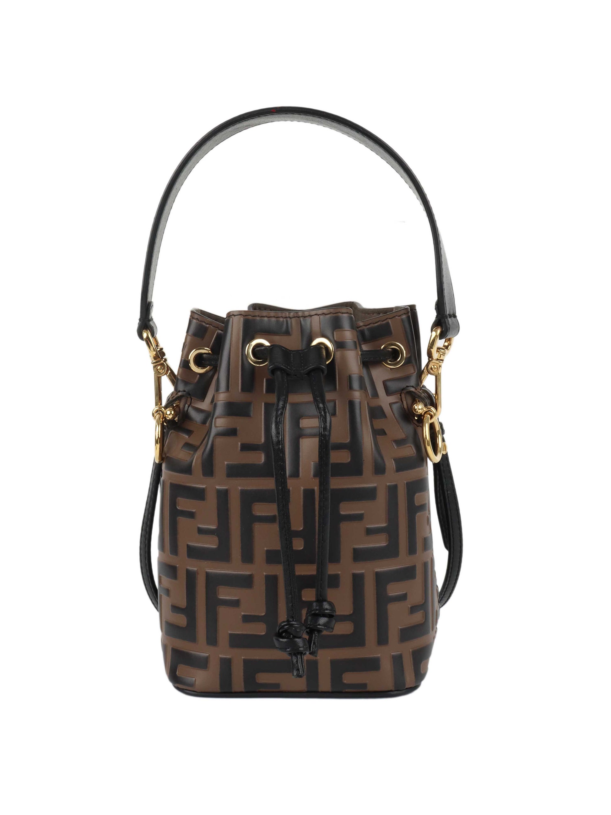 Fendi Bag Mon Tresor -bag Leather Brown Mini Mini Bag