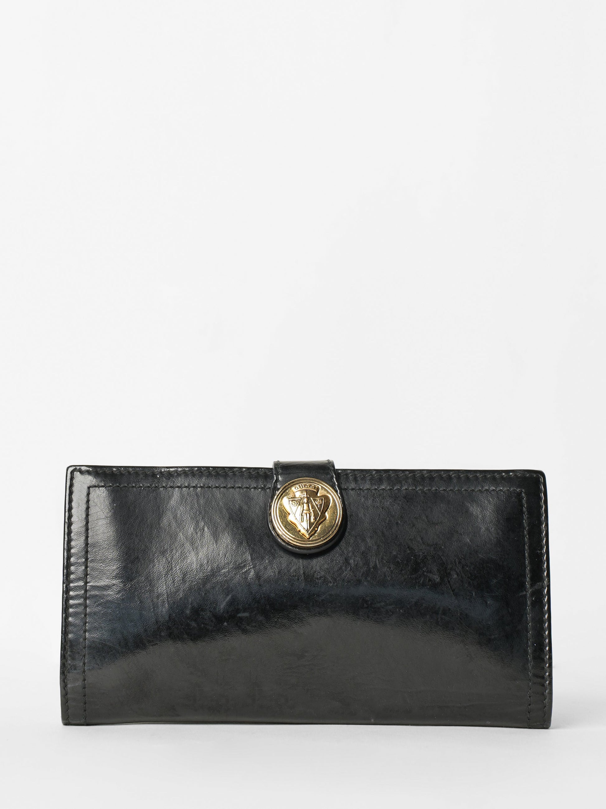 Gucci Black Leather Hysteria Wallet