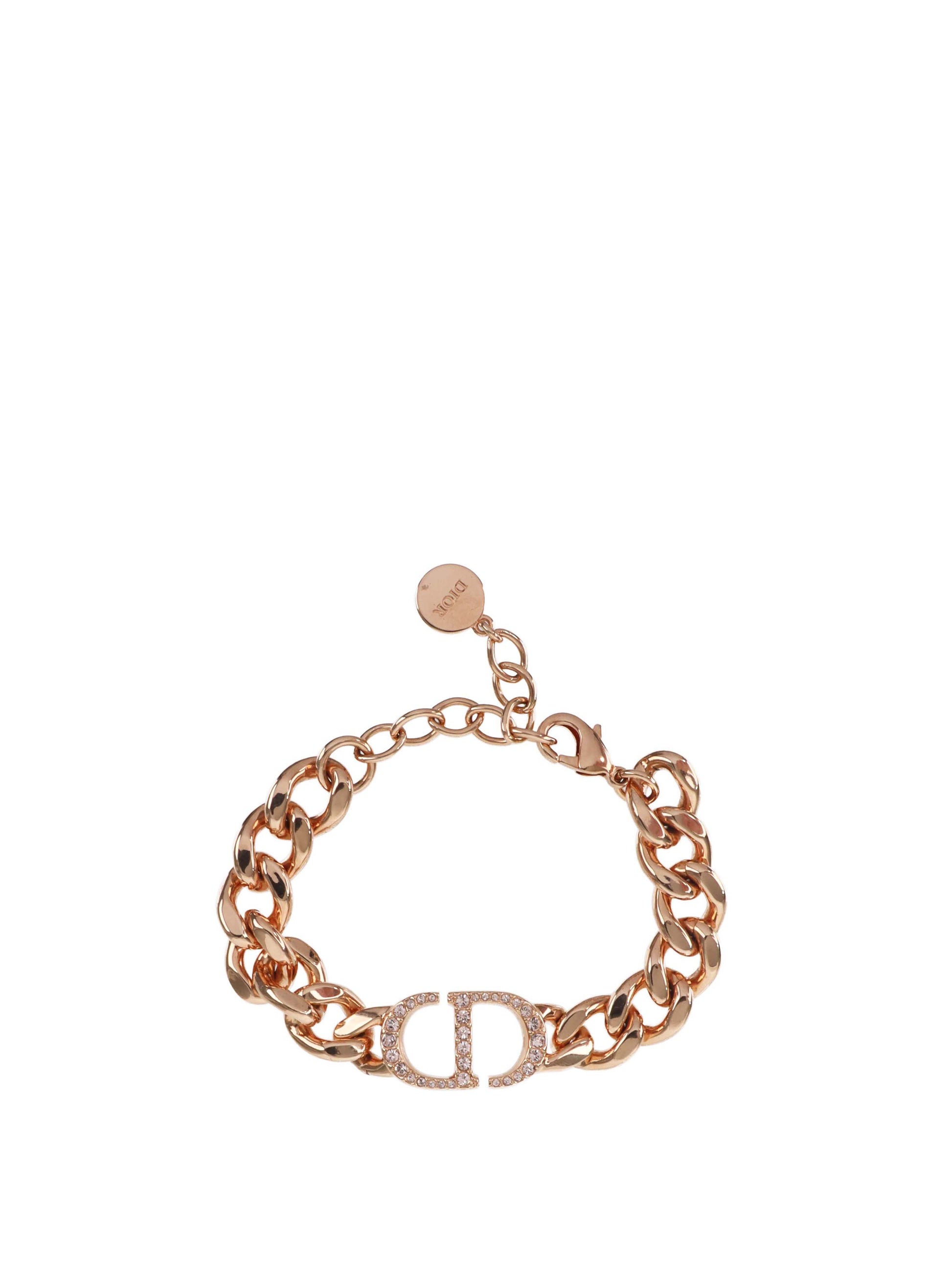 Dior Handbag 30 Montaigne Link Bracelet Pink Jewelry