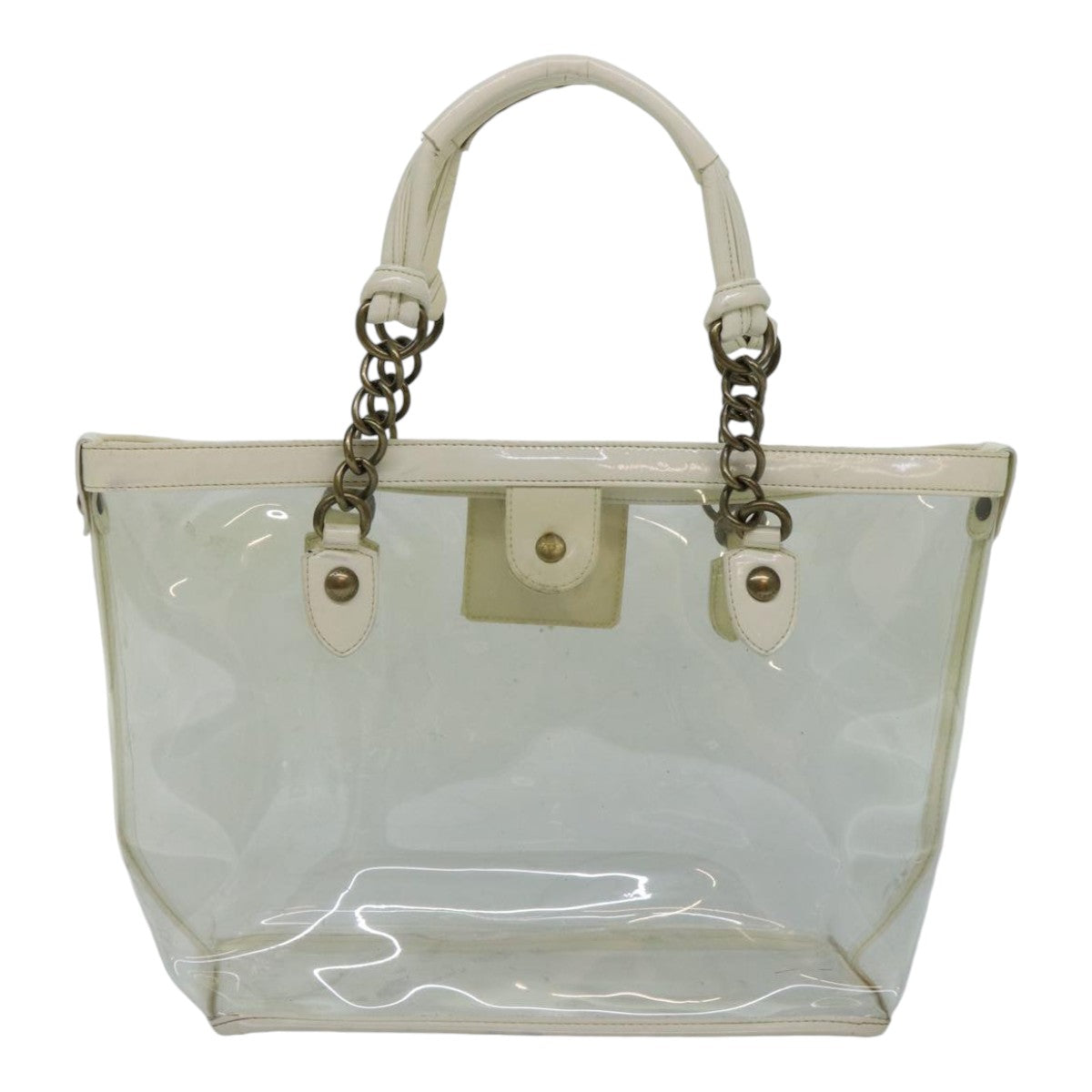Burberry Transparent Vinyl Shoulder Bag