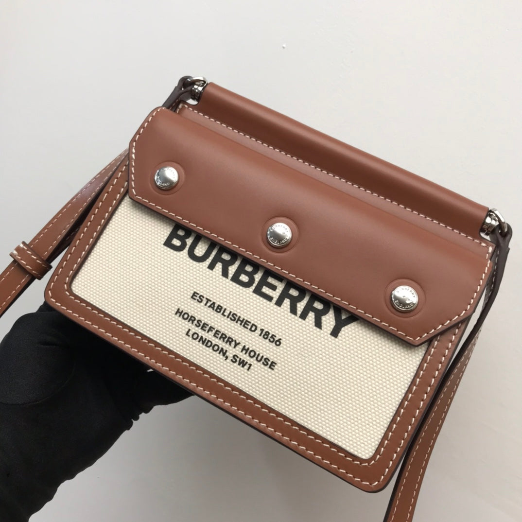 Top Quality Horseferry Print Title Bag With Brown Mini Travel Bag 80146111 4540