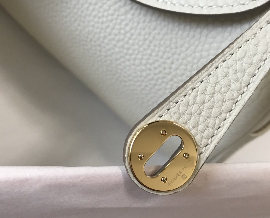 Top Quality Lindy Togo Bag With Hardware White Gold Crossbody Bag
