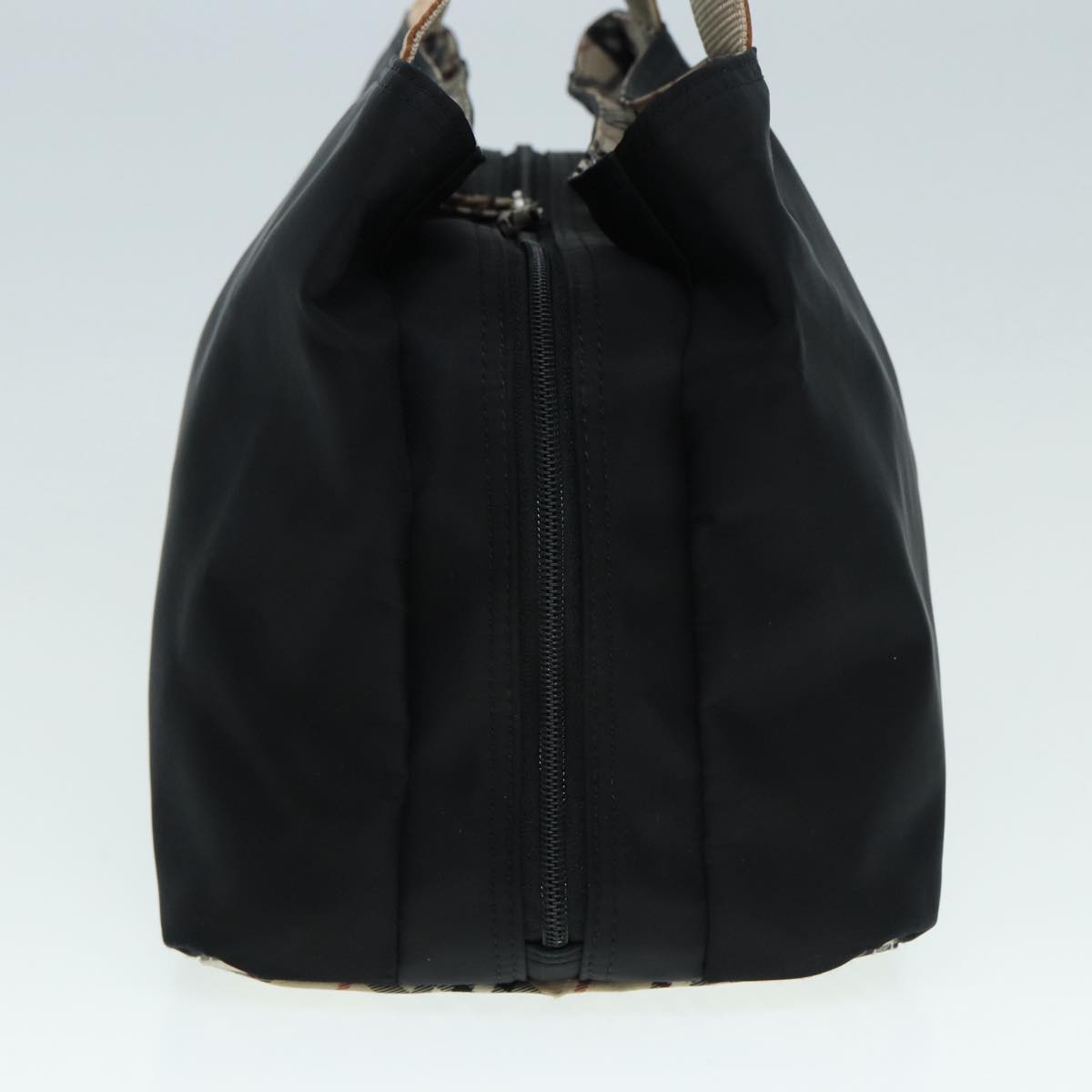 Burberry Nova Check Synthetic Tote Bag Black