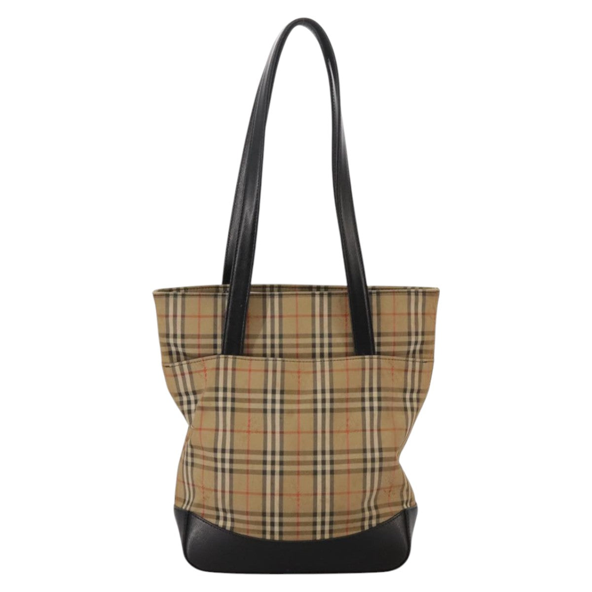 Burberry Nova Check Tote Bag Canvas Beige Tote Bag 126