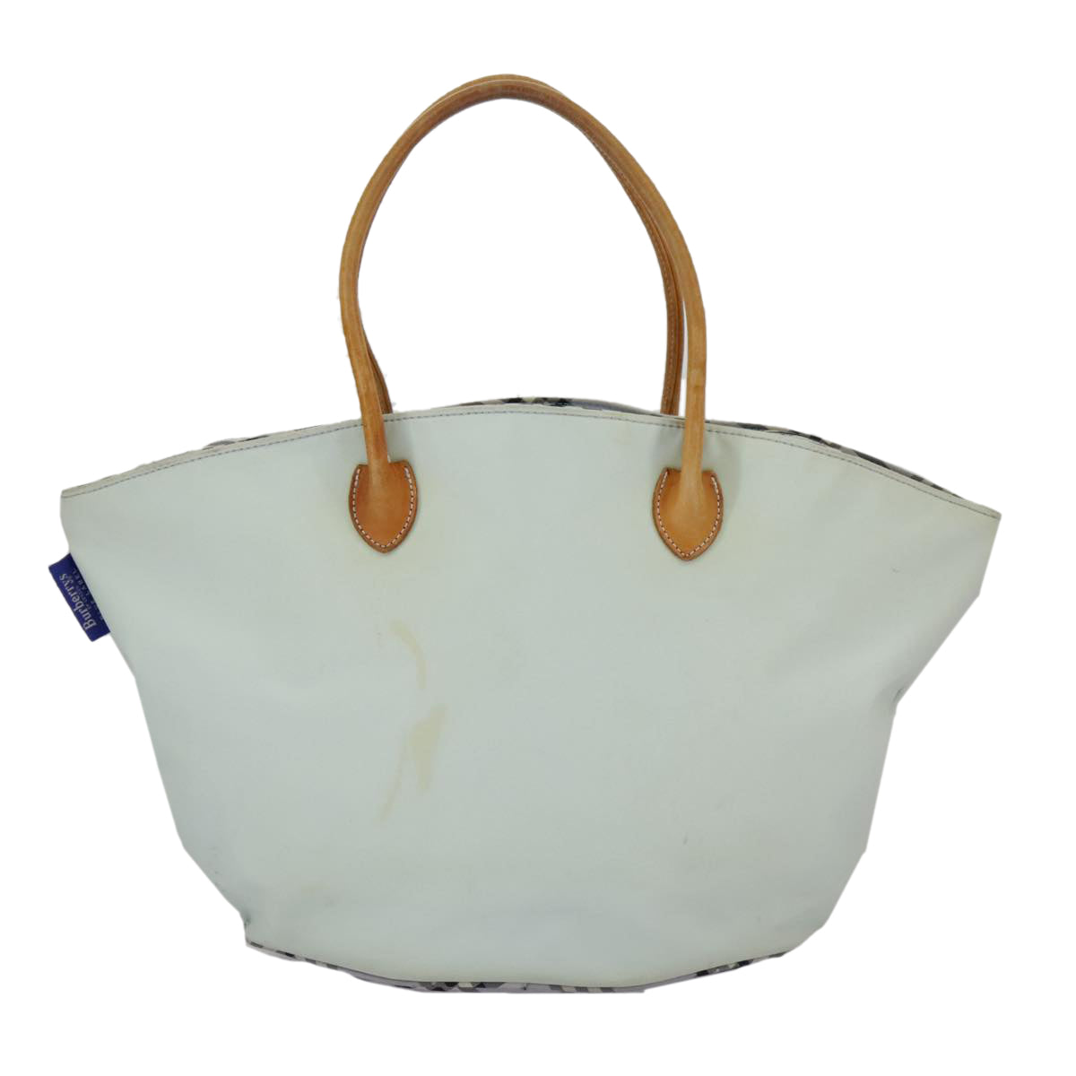 Burberry Synthetic Tote Bag Blue