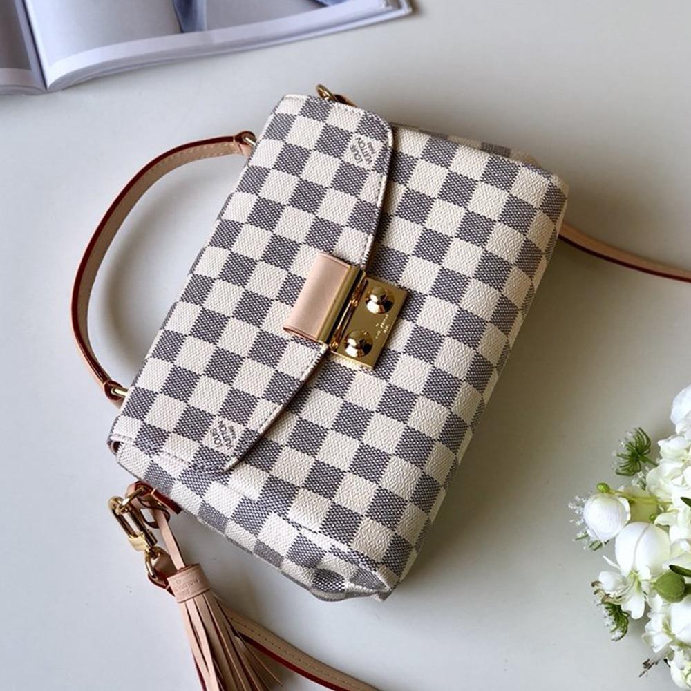 Louis Vuitton CROISETTE Damier AZUR Fashion Accessory
