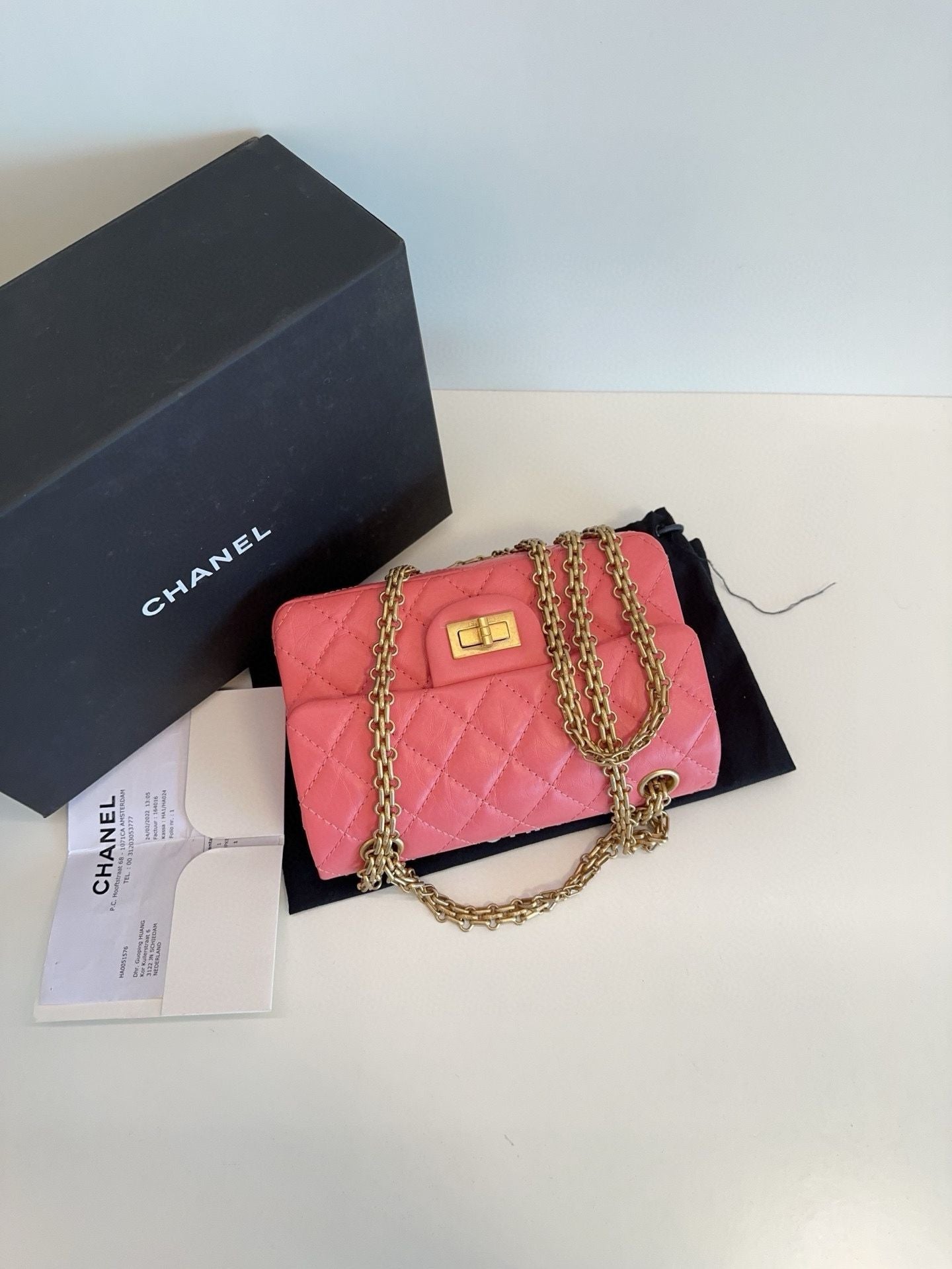 Chanel . P mini chip bag ×cm year pink