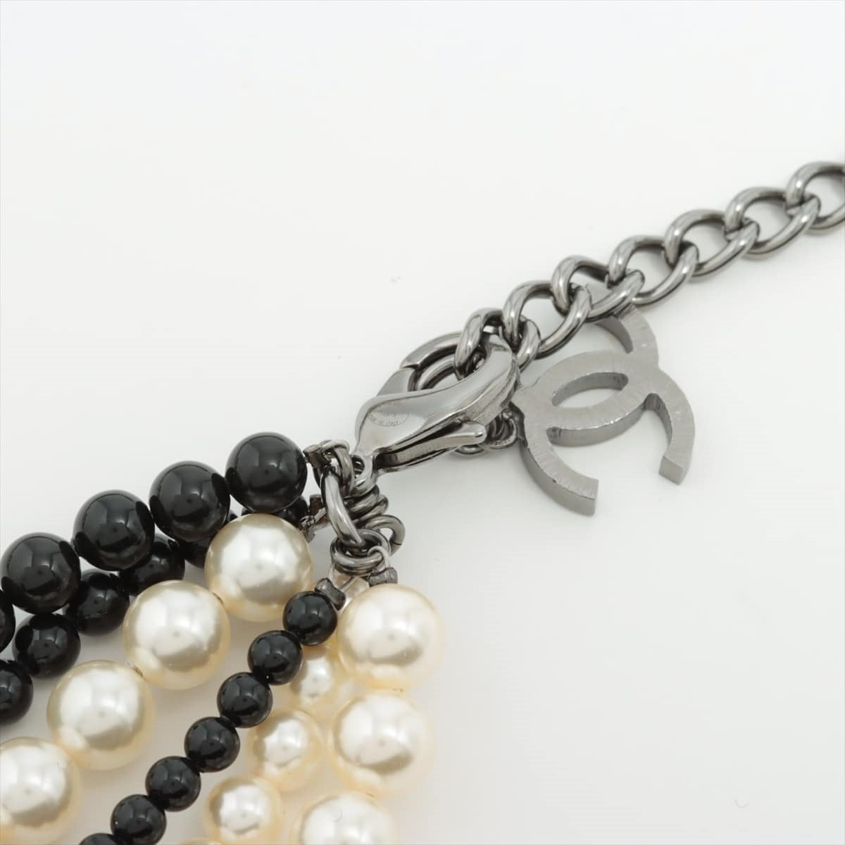 Chanel Coca-Cola B14K Necklace GP x  Pearl Silver