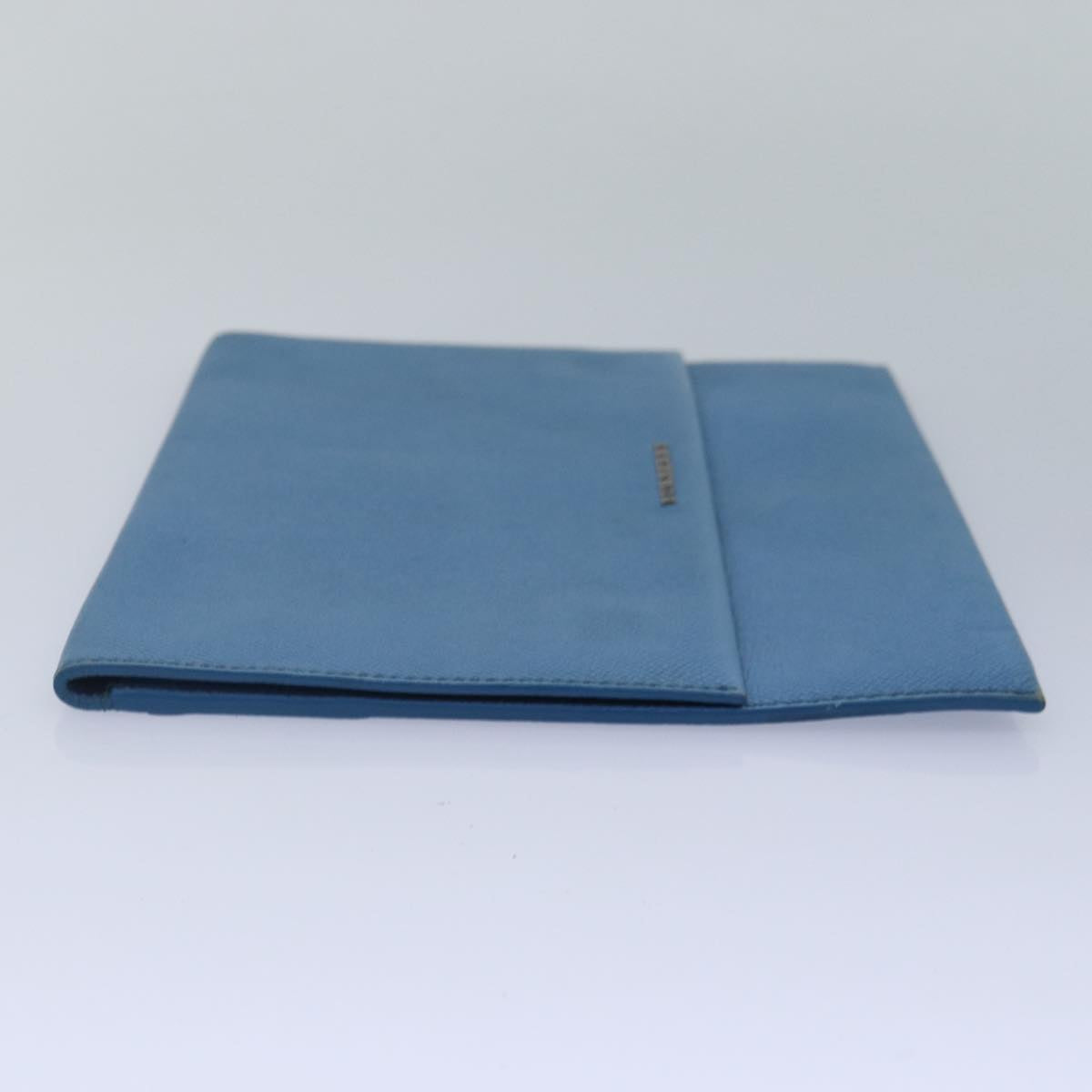 Burberry Clutch Bag Leather Blue