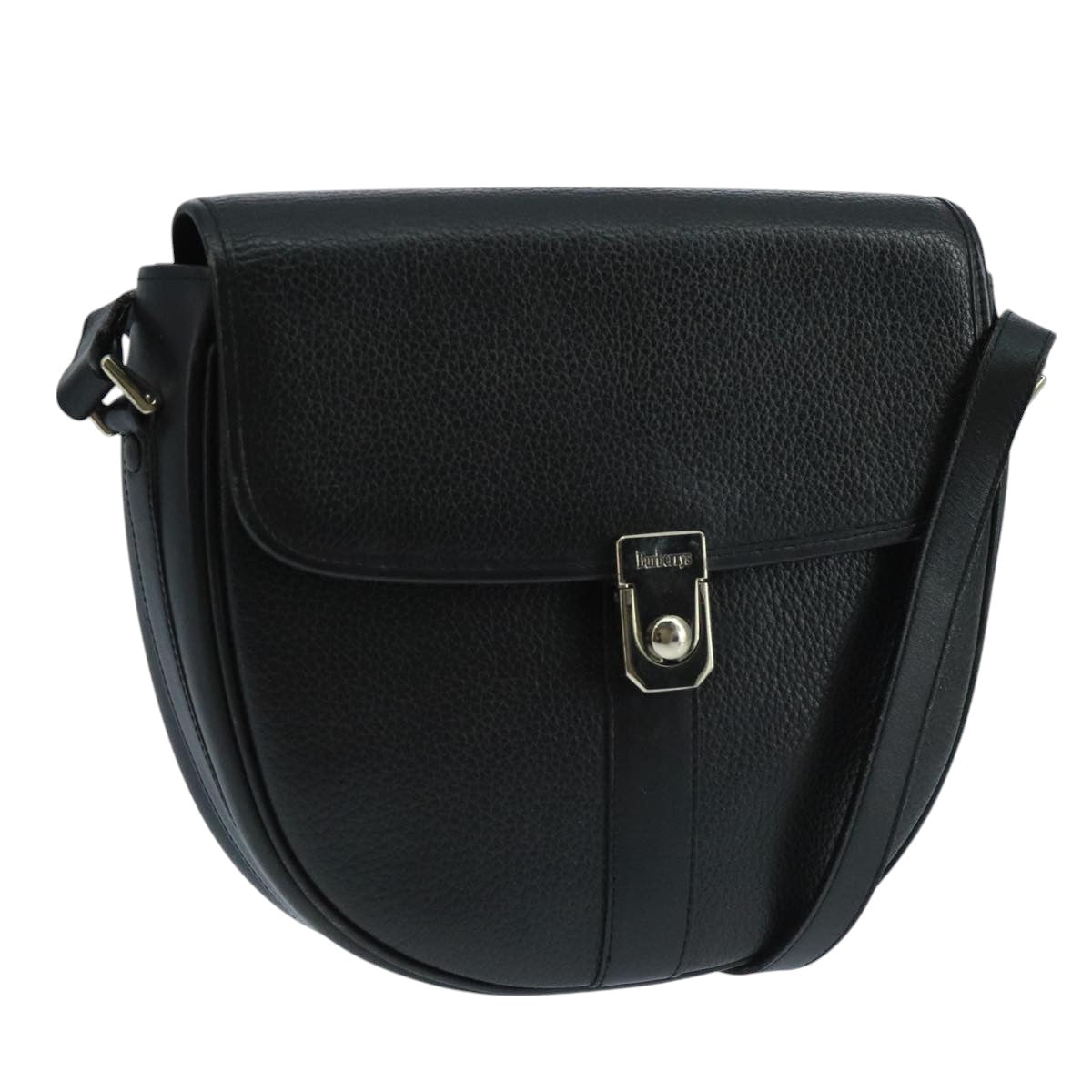 Burberry Shoulder Bag Leather Black Shoulder Bag 47