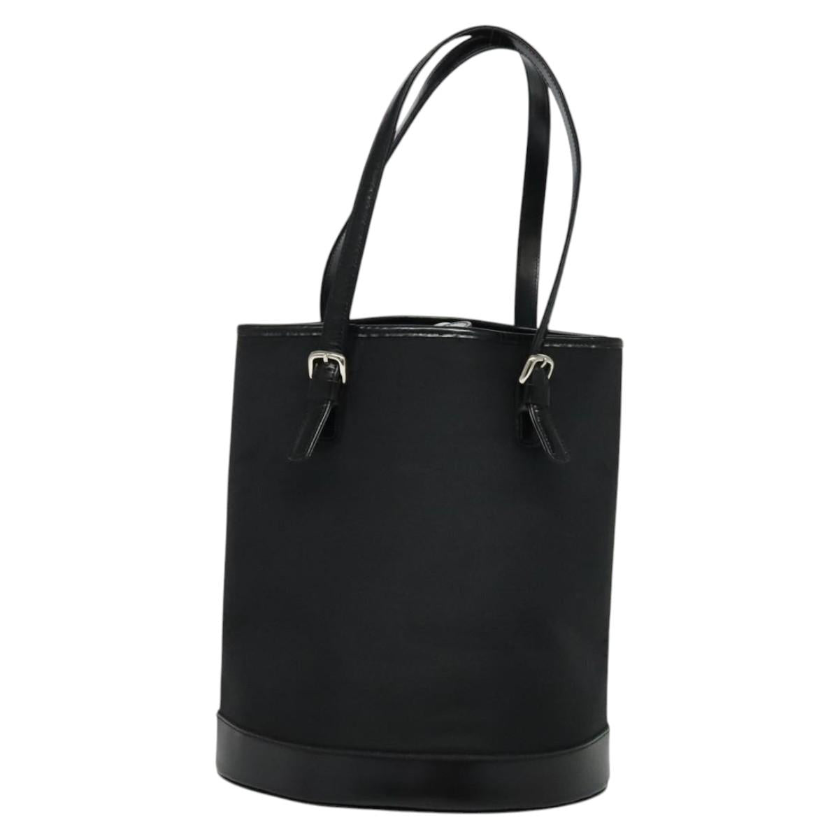Burberry Nova Check Shoulder Bag Nylon Black