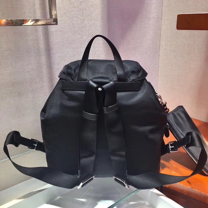 Prada Backpack With Clutch Nylon Black Clutch Bag