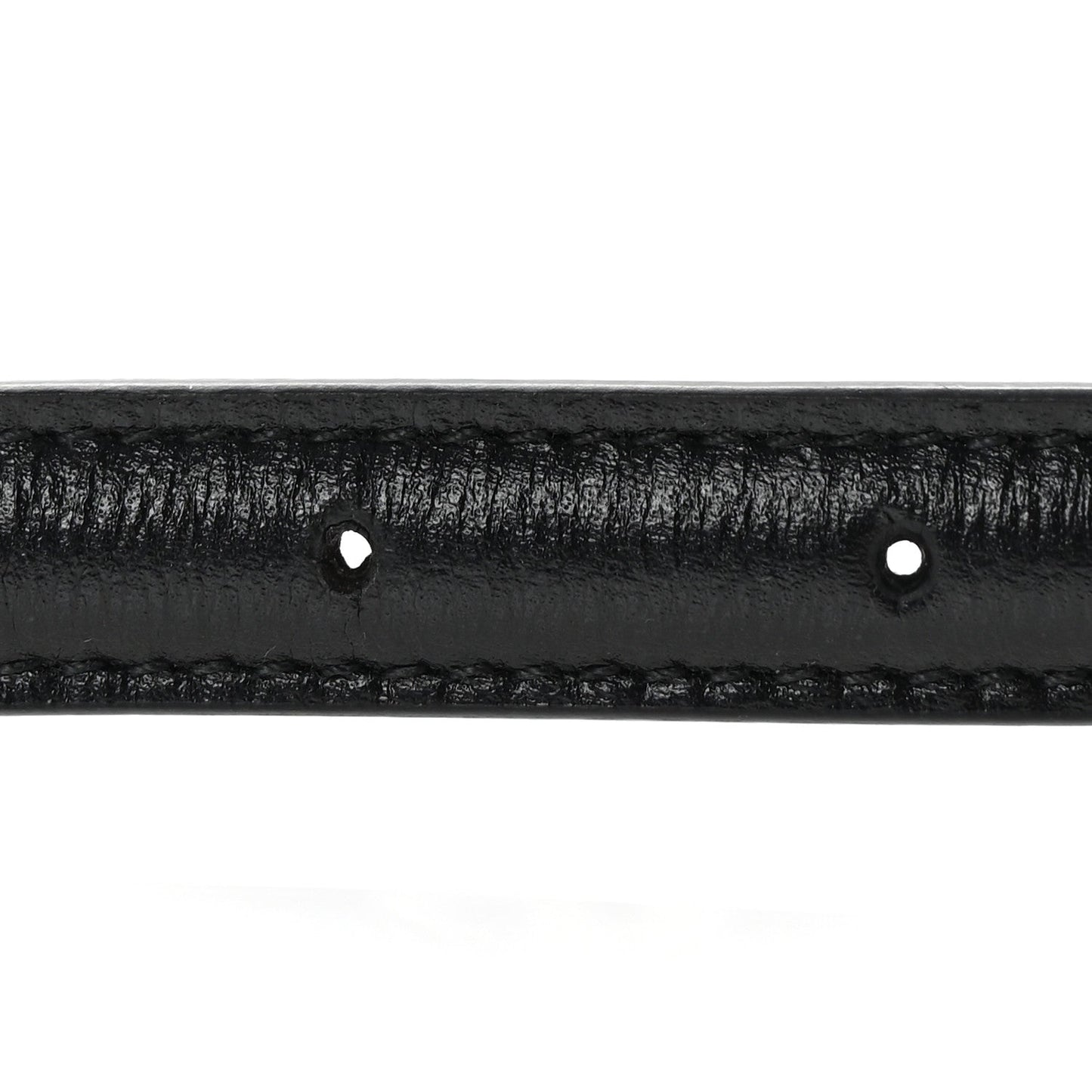 Gucci Efesto Leather Womens Horsebit 15/23mm Belt 105 42 Black