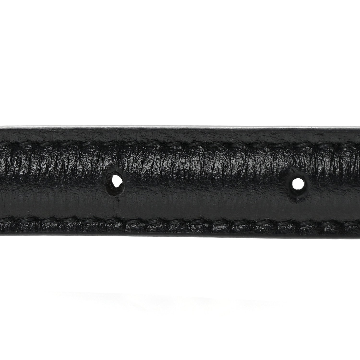 Gucci Efesto Leather Womens Horsebit 15/23mm Belt 105 42 Black