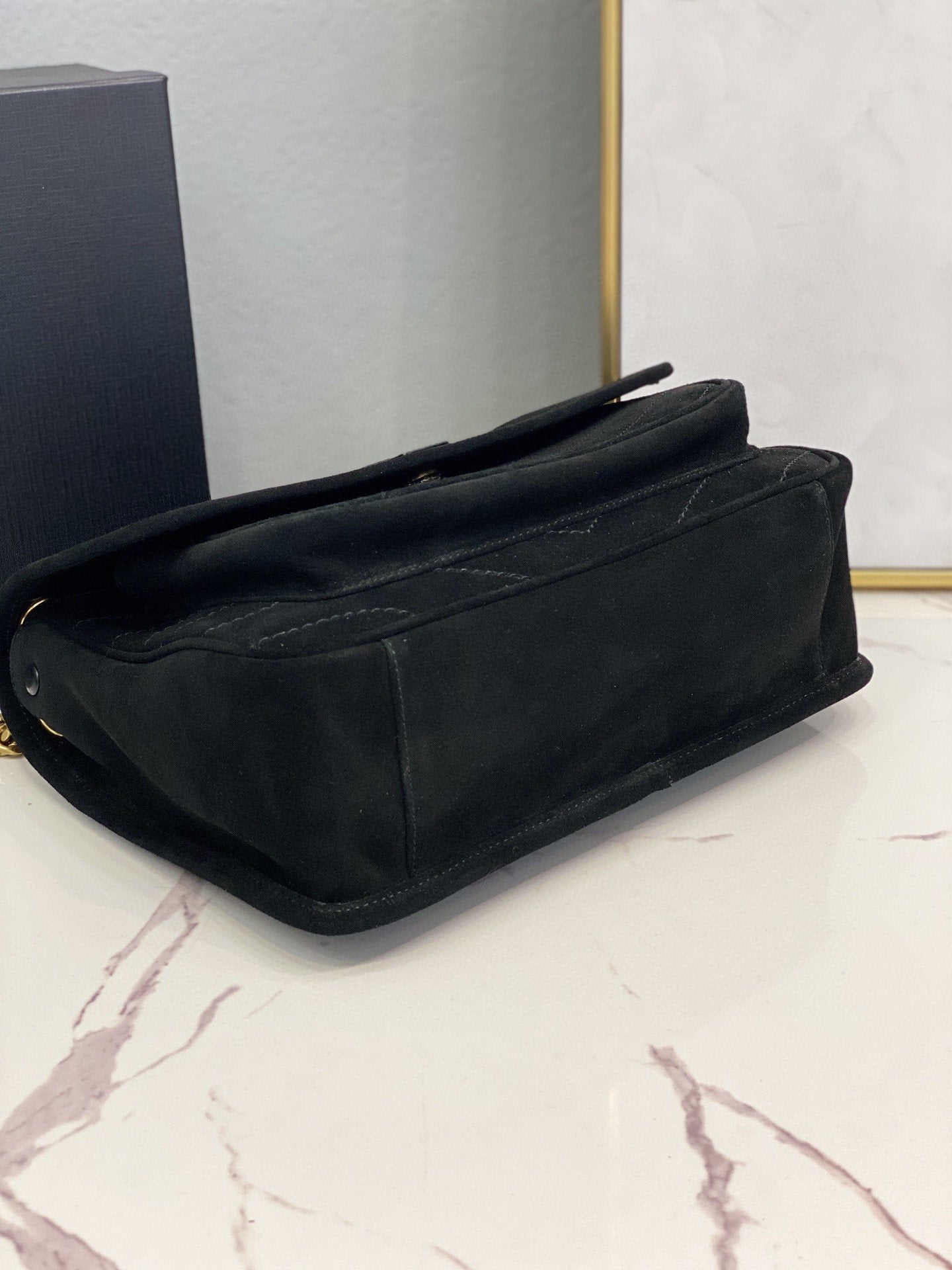 YSL Saint Laurent Niki 11in 28cm Black Medium Chain Handbag 11In28Cm Ysl