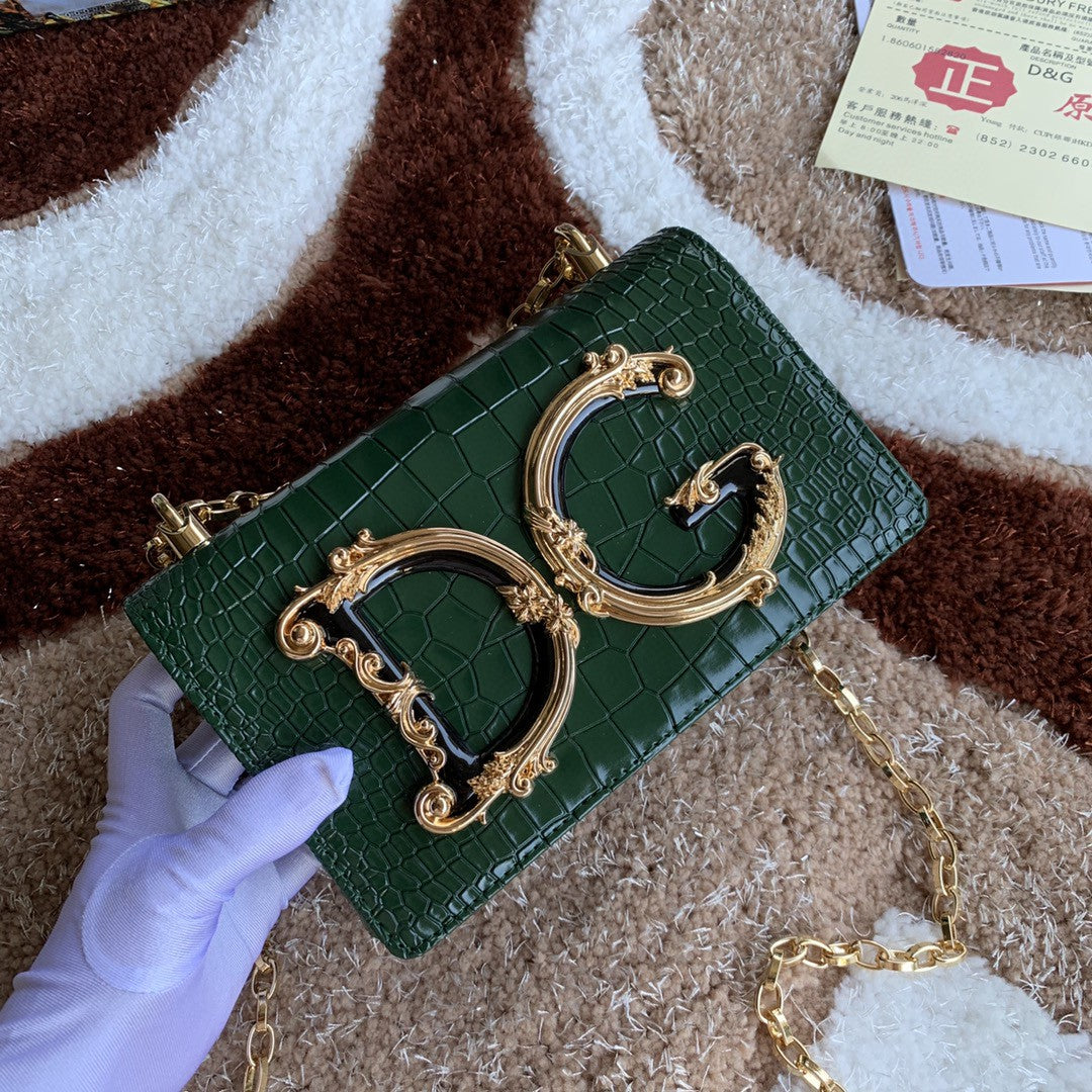 Girls Cross Body Dark Green Crossbody Bag