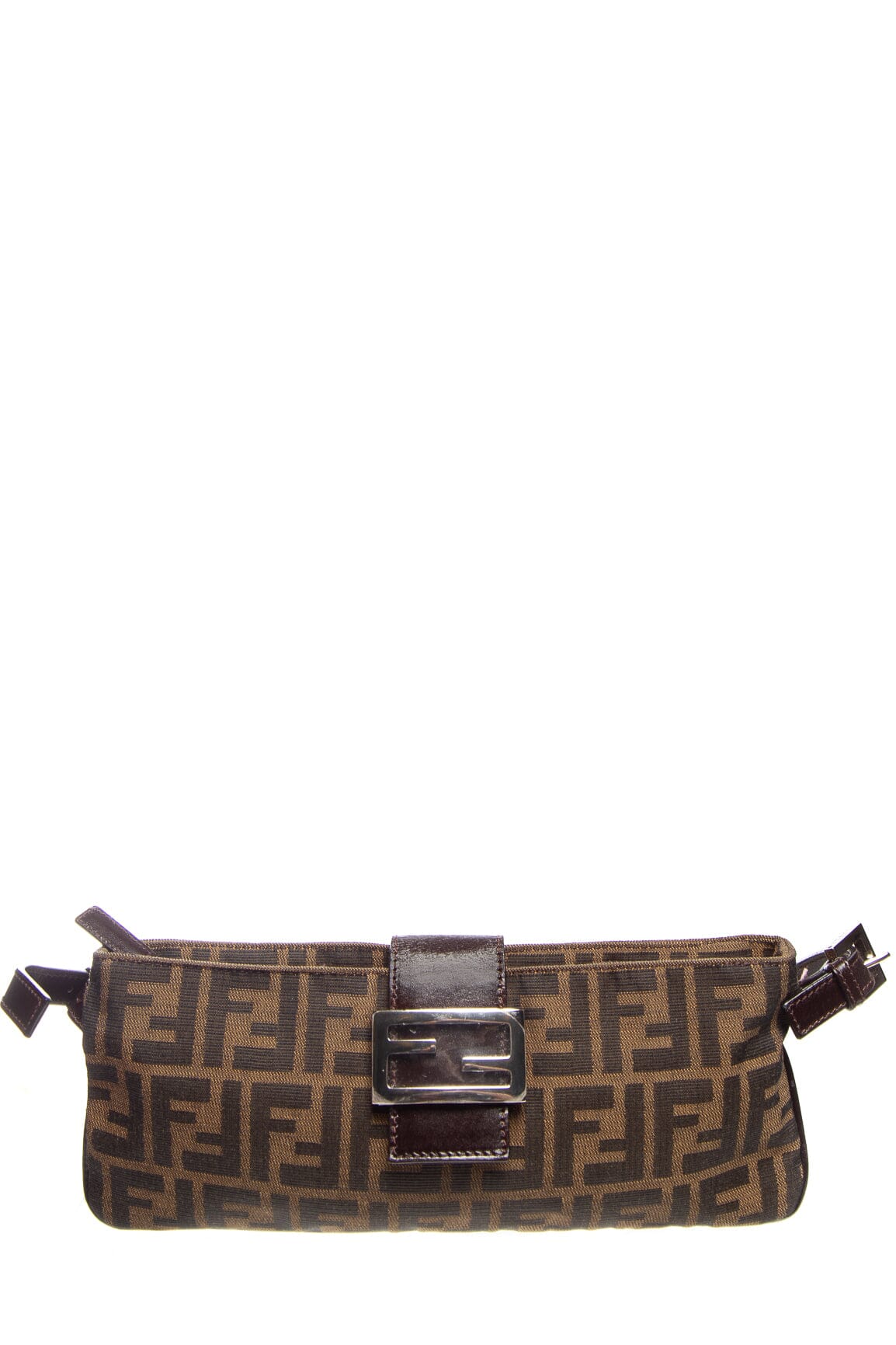 Fendi Handbag Zucca Cross-Body Canvas Monogram
