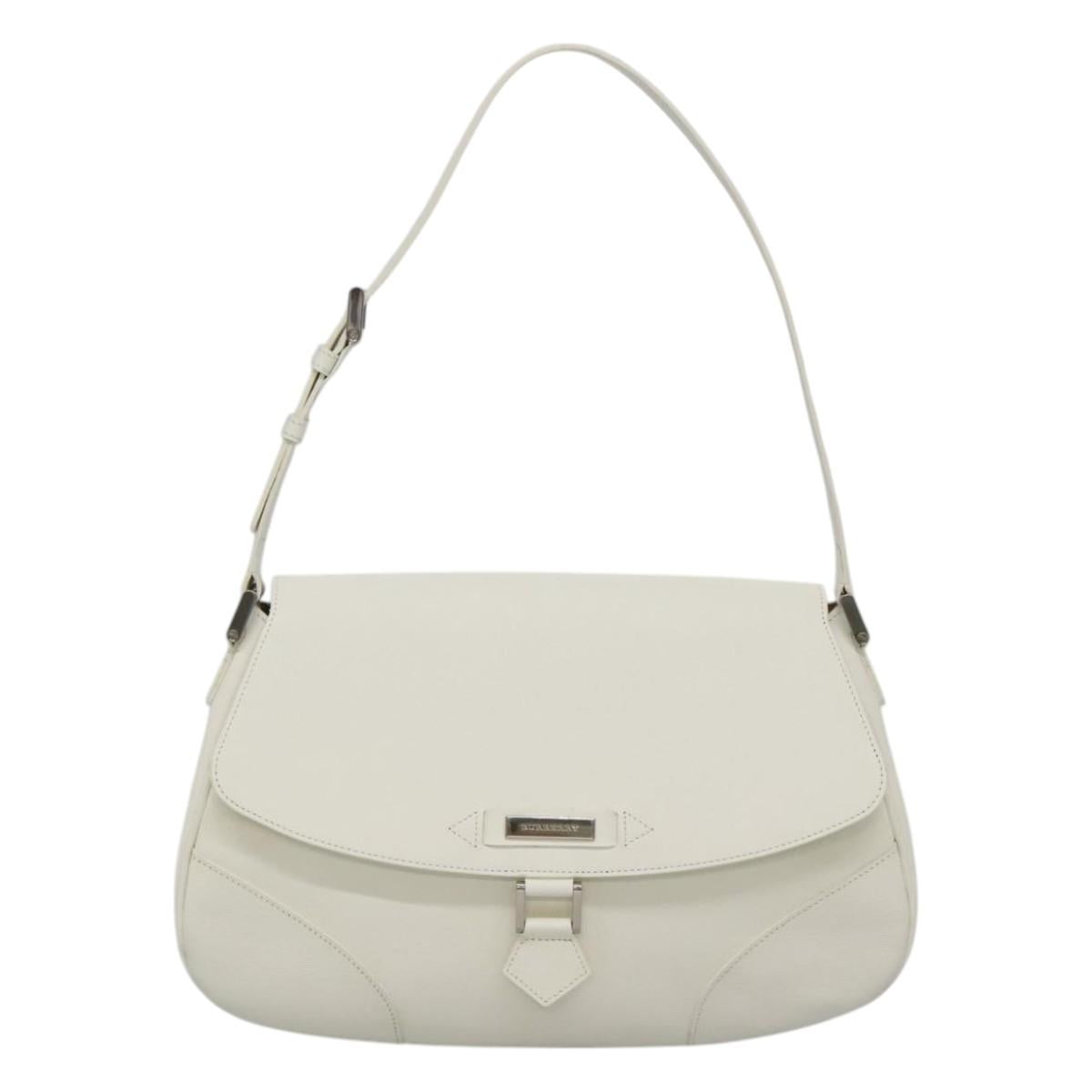 Burberry Shoulder Bag Leather White