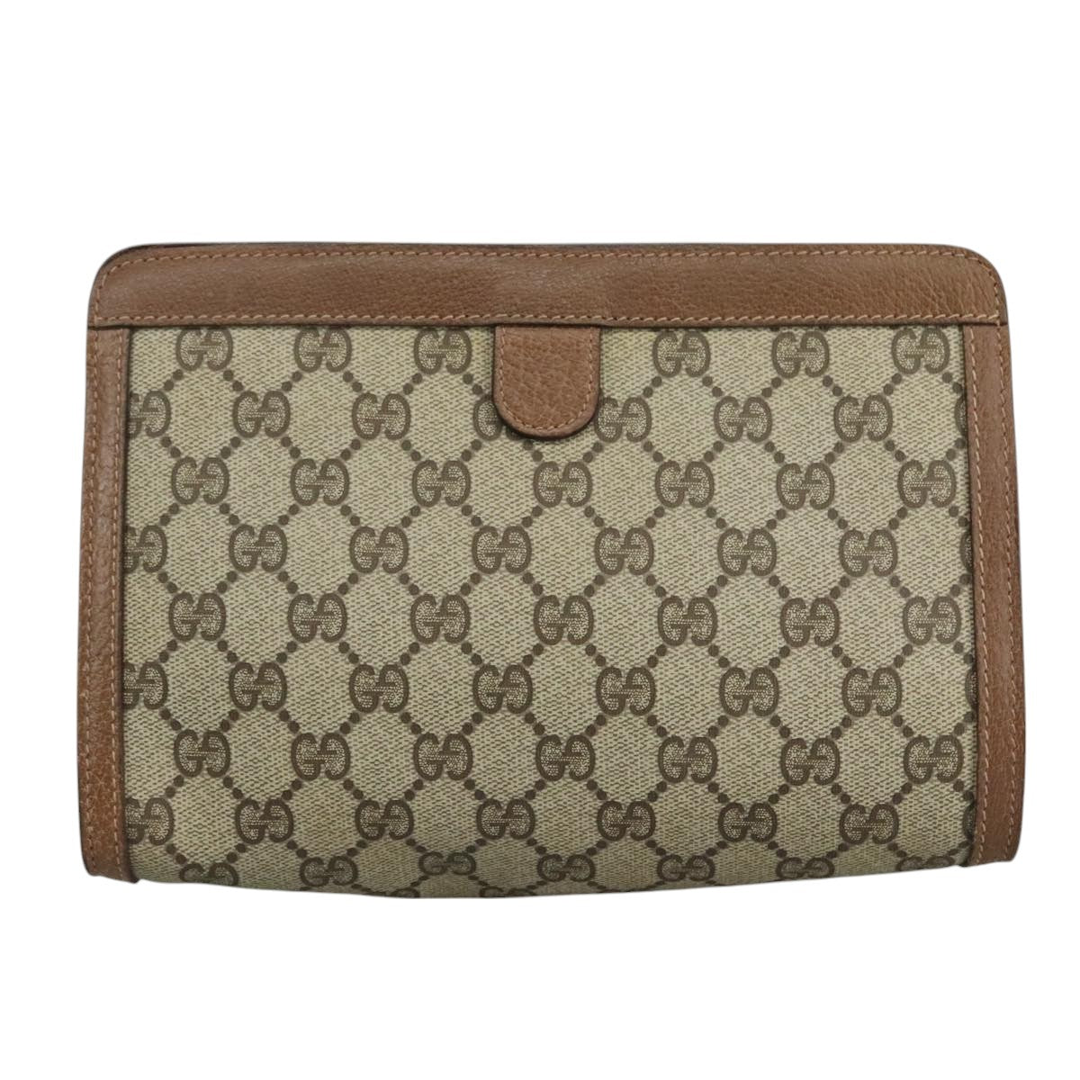 Gucci Clutch Bag Canvas Canvas 1537