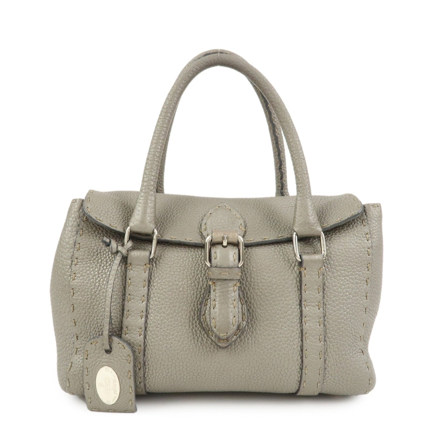 Shoulder Bag Seleria Linda Hand Greige Leather Mini