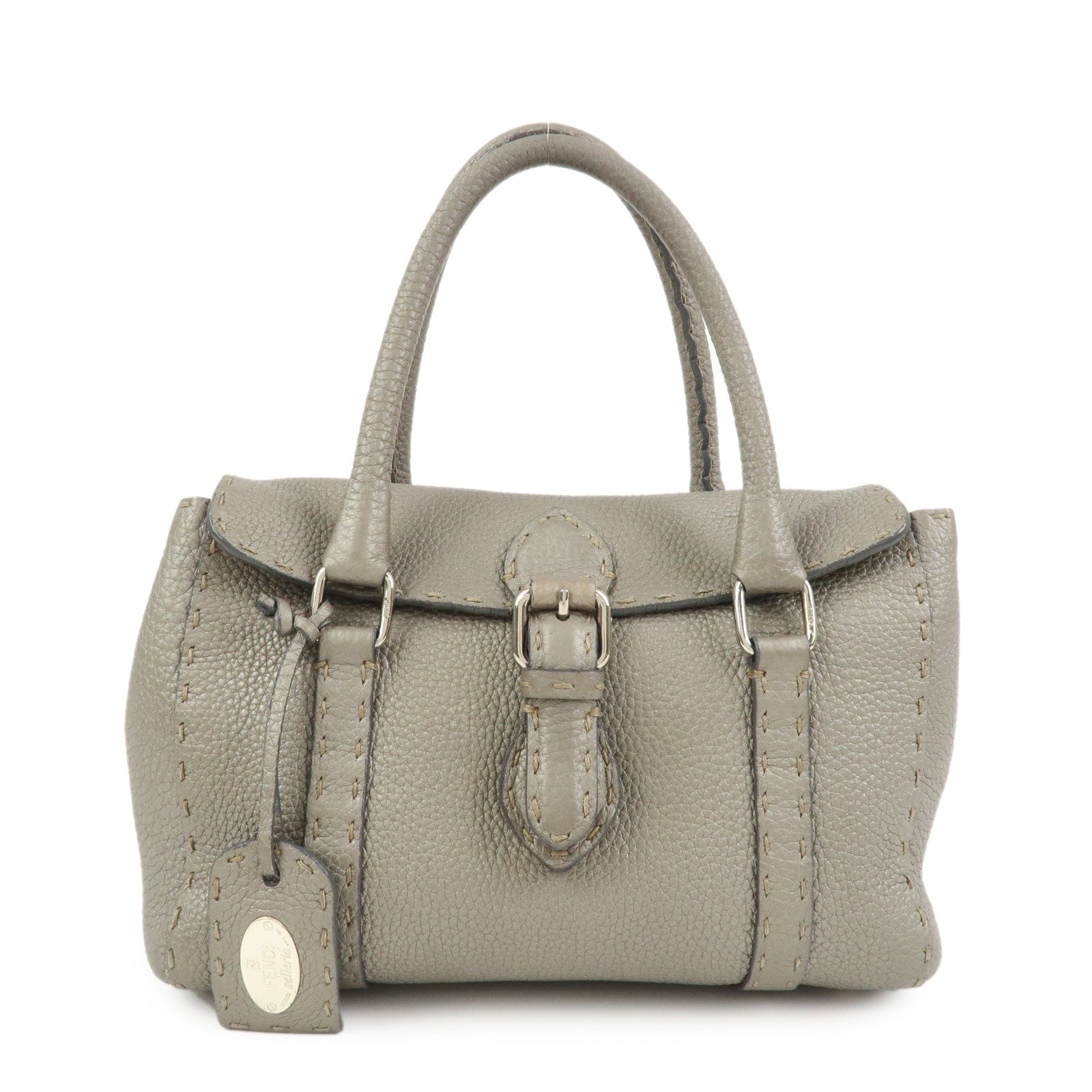 Shoulder Bag Seleria Linda Hand Greige Leather Mini