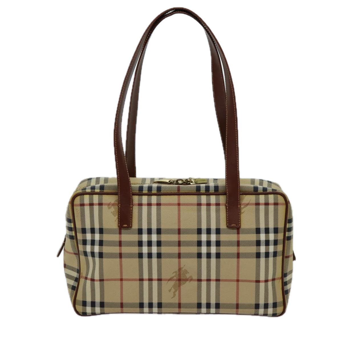 Burberry Nova Check Shoulder Bag Canvas Beige Shoulder Bag 73
