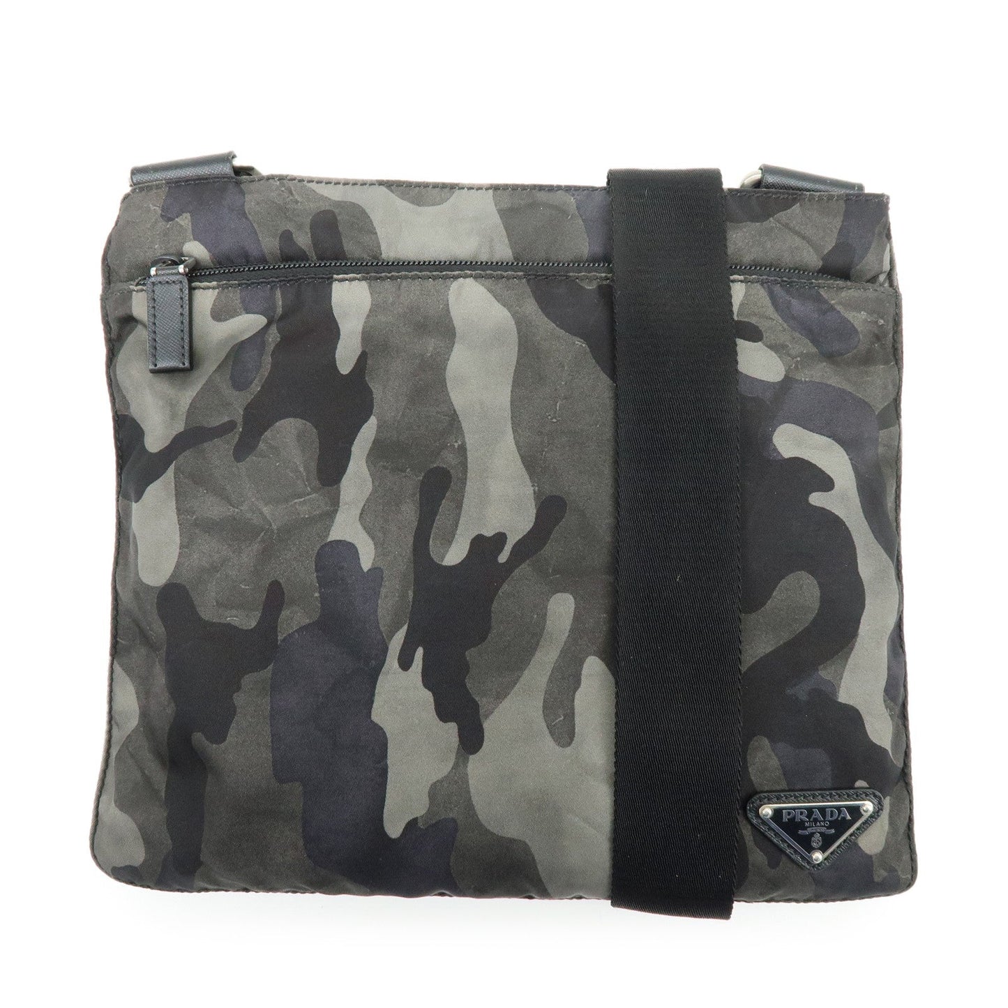 Crossbody Bag Triangle Shoulder Bag Camouflage Nylon Logo